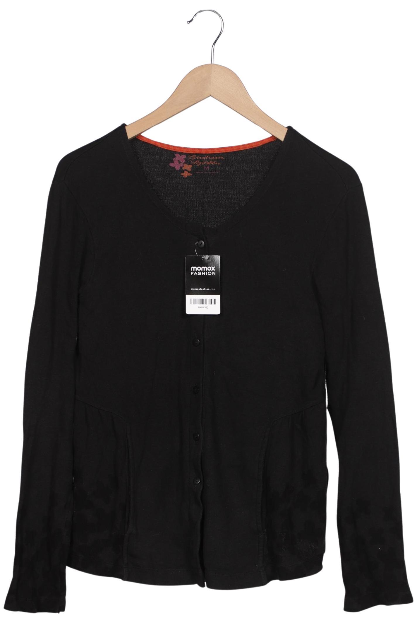 

Gudrun Sjödén Damen Strickjacke, schwarz, Gr. 38