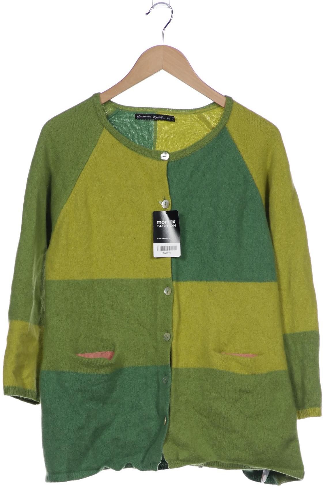 

Gudrun Sjödén Damen Strickjacke, grün, Gr. 46