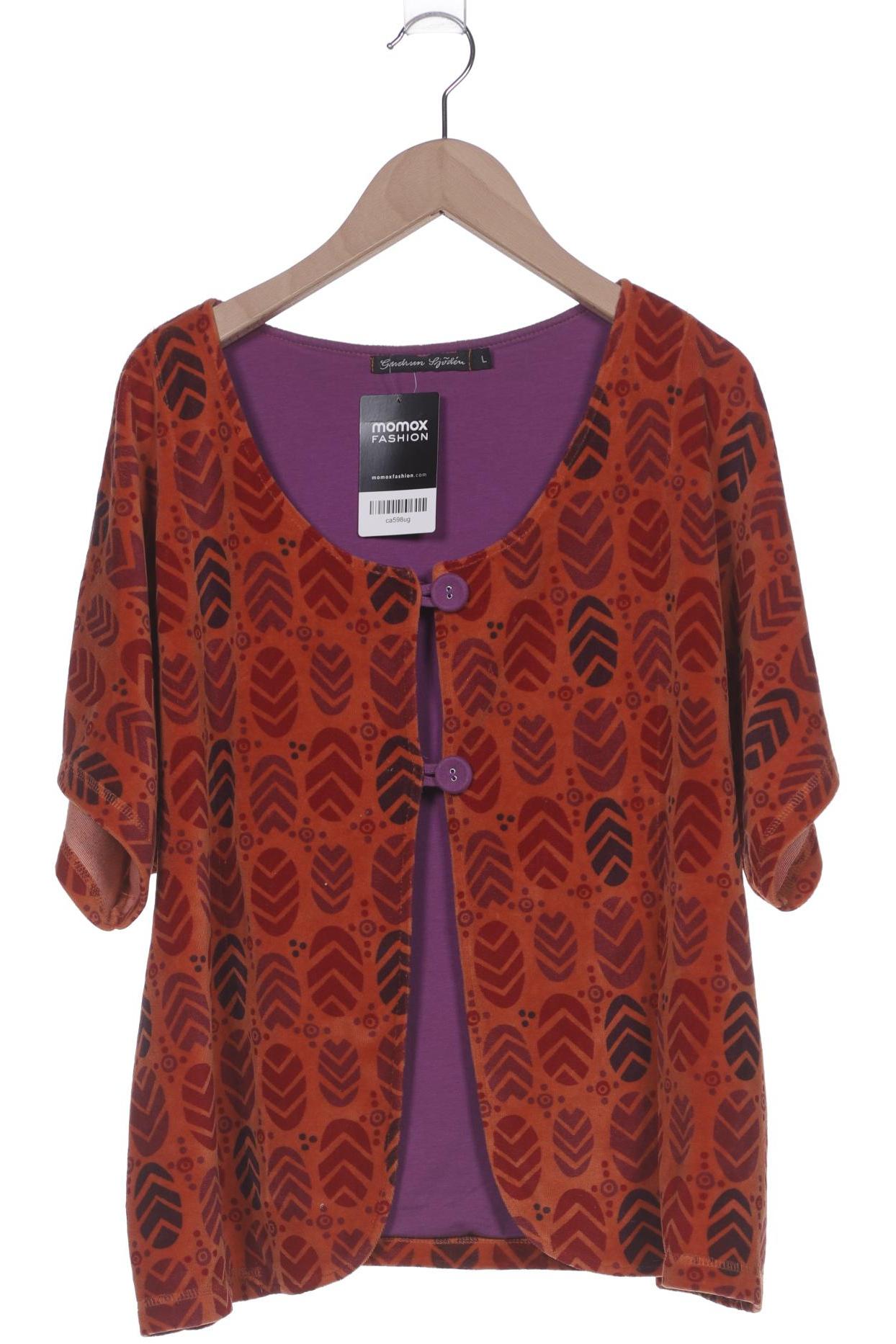 

Gudrun Sjödén Damen Strickjacke, orange, Gr. 42