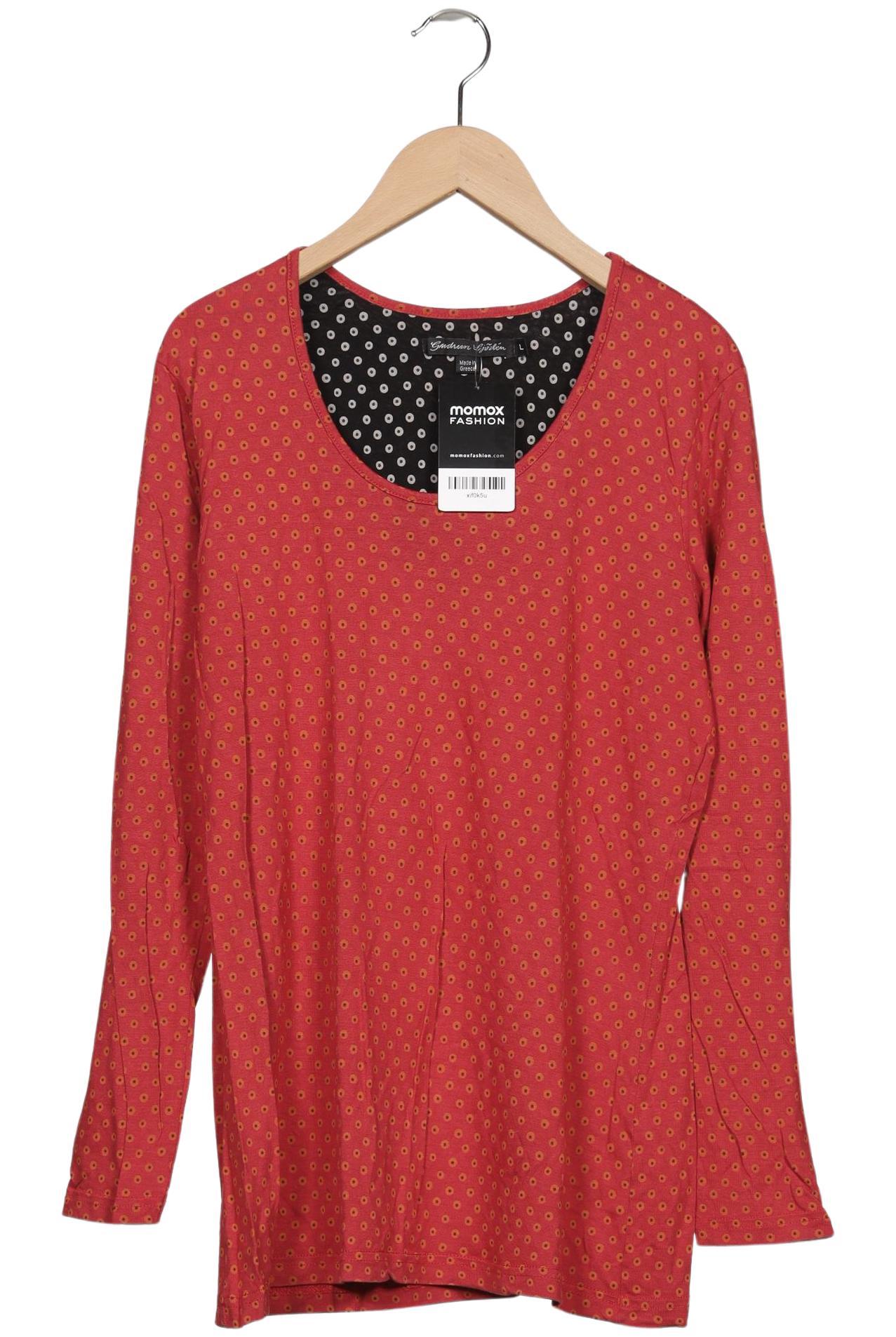 

Gudrun Sjödén Damen Langarmshirt, rot, Gr. 42