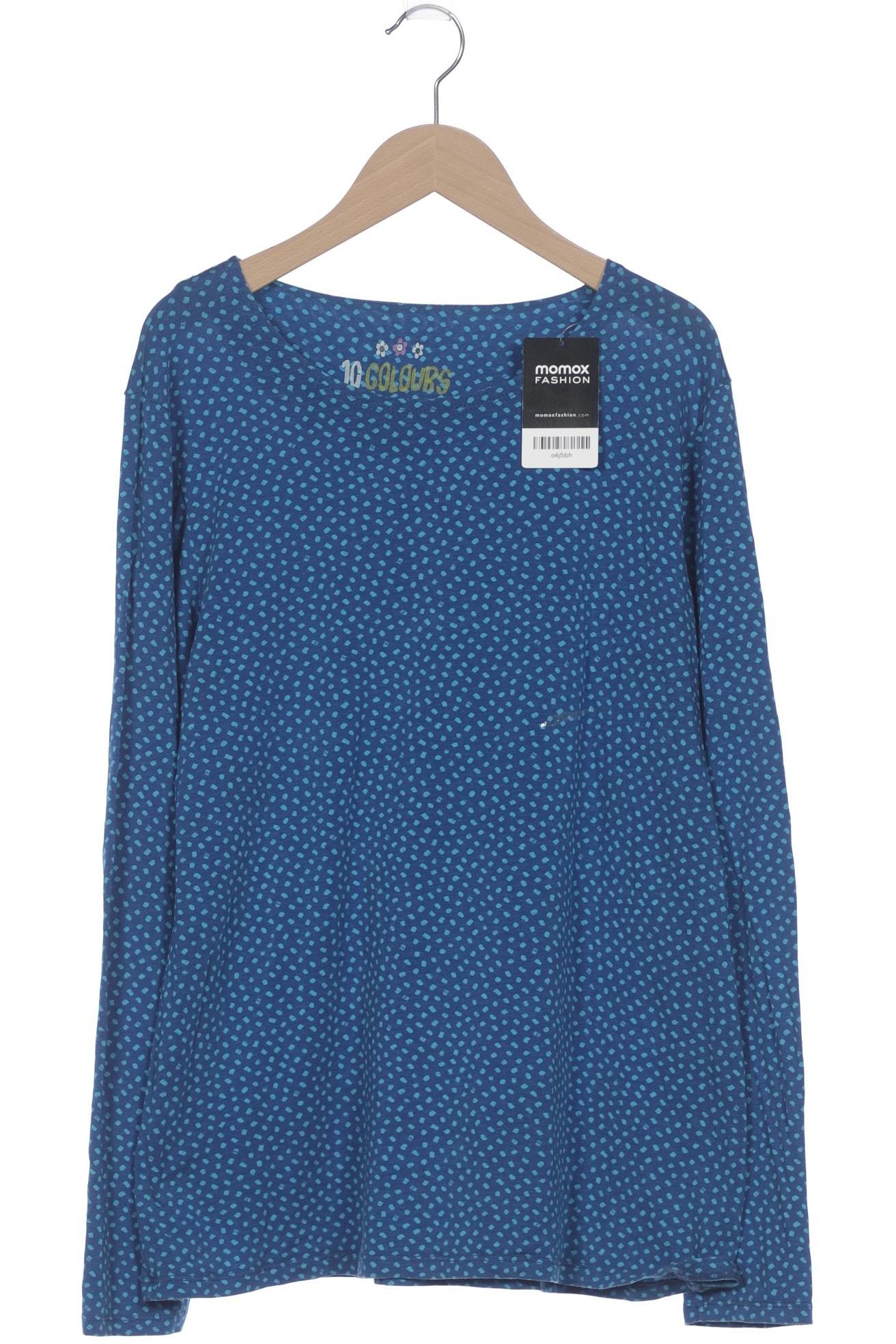 

Gudrun Sjödén Damen Langarmshirt, blau, Gr. 42