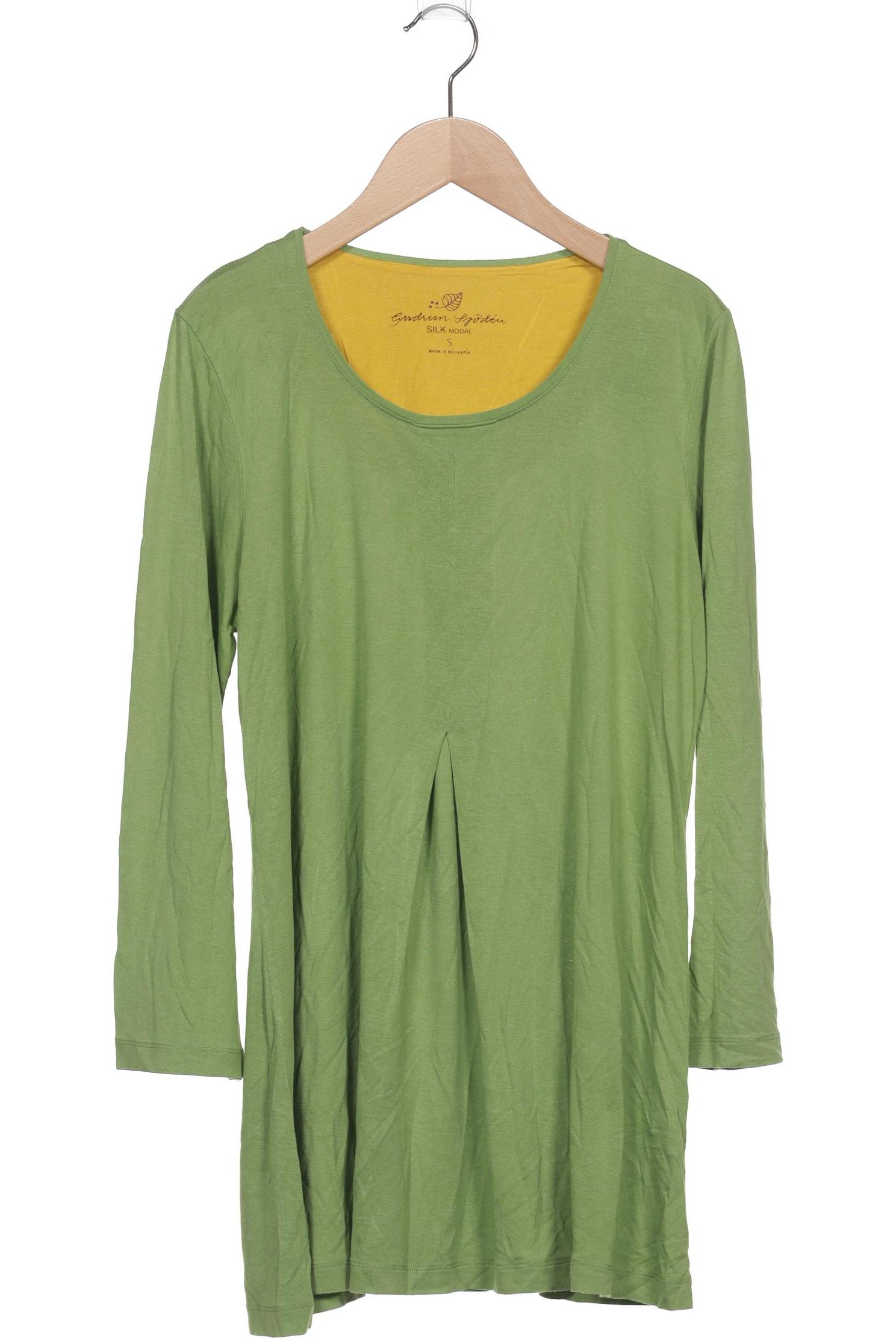 

Gudrun Sjödén Damen Langarmshirt, grün, Gr. 36