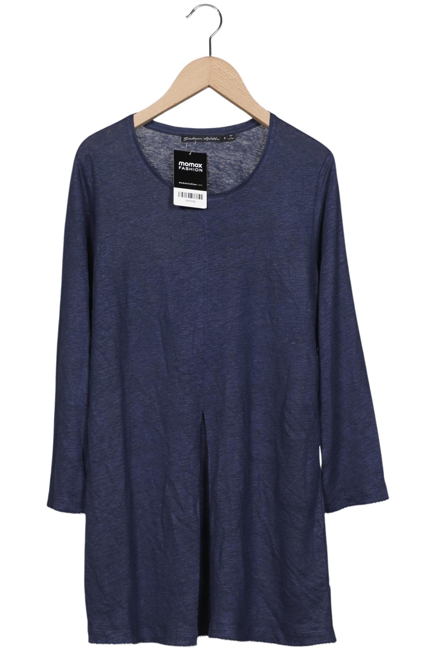 

Gudrun Sjödén Damen Langarmshirt, marineblau, Gr. 36