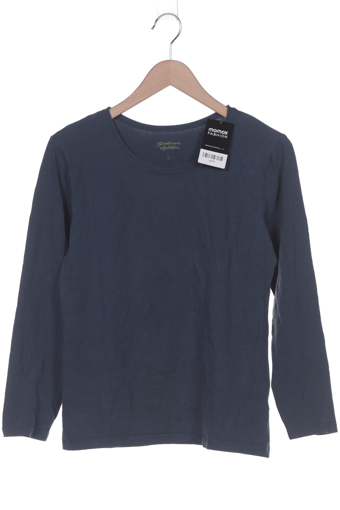 

Gudrun Sjödén Damen Langarmshirt, türkis, Gr. 42