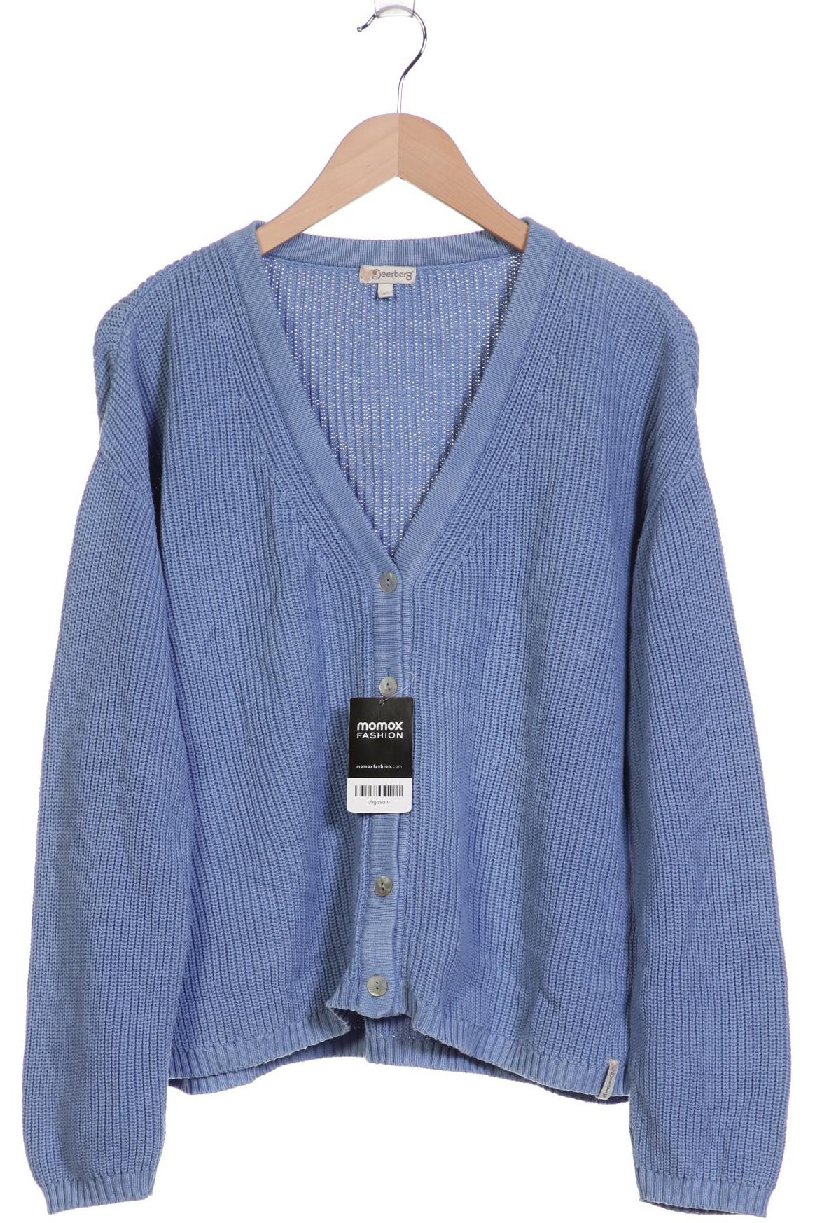 

Gudrun Sjödén Damen Strickjacke, blau, Gr. 38