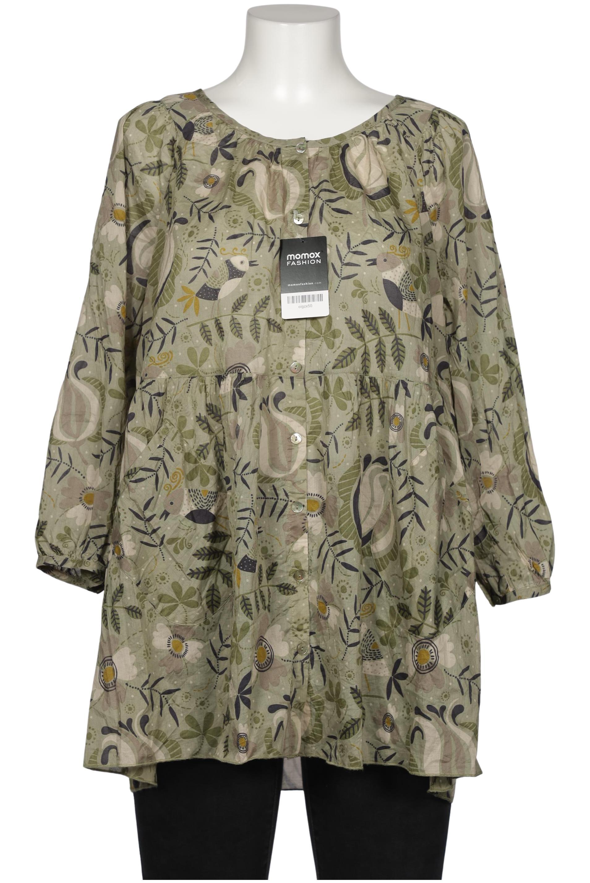 

Gudrun Sjödén Damen Bluse, grün, Gr. 42