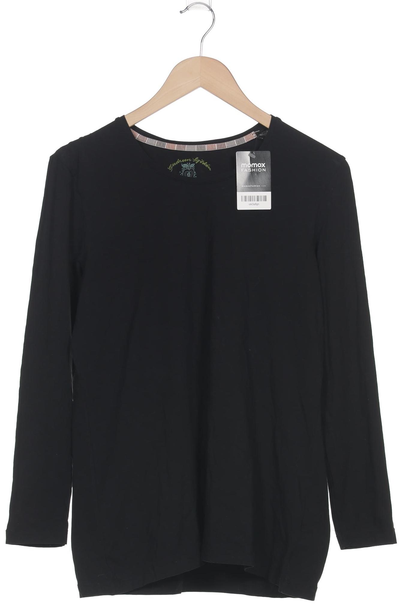 

Gudrun Sjödén Damen Langarmshirt, schwarz, Gr. 42