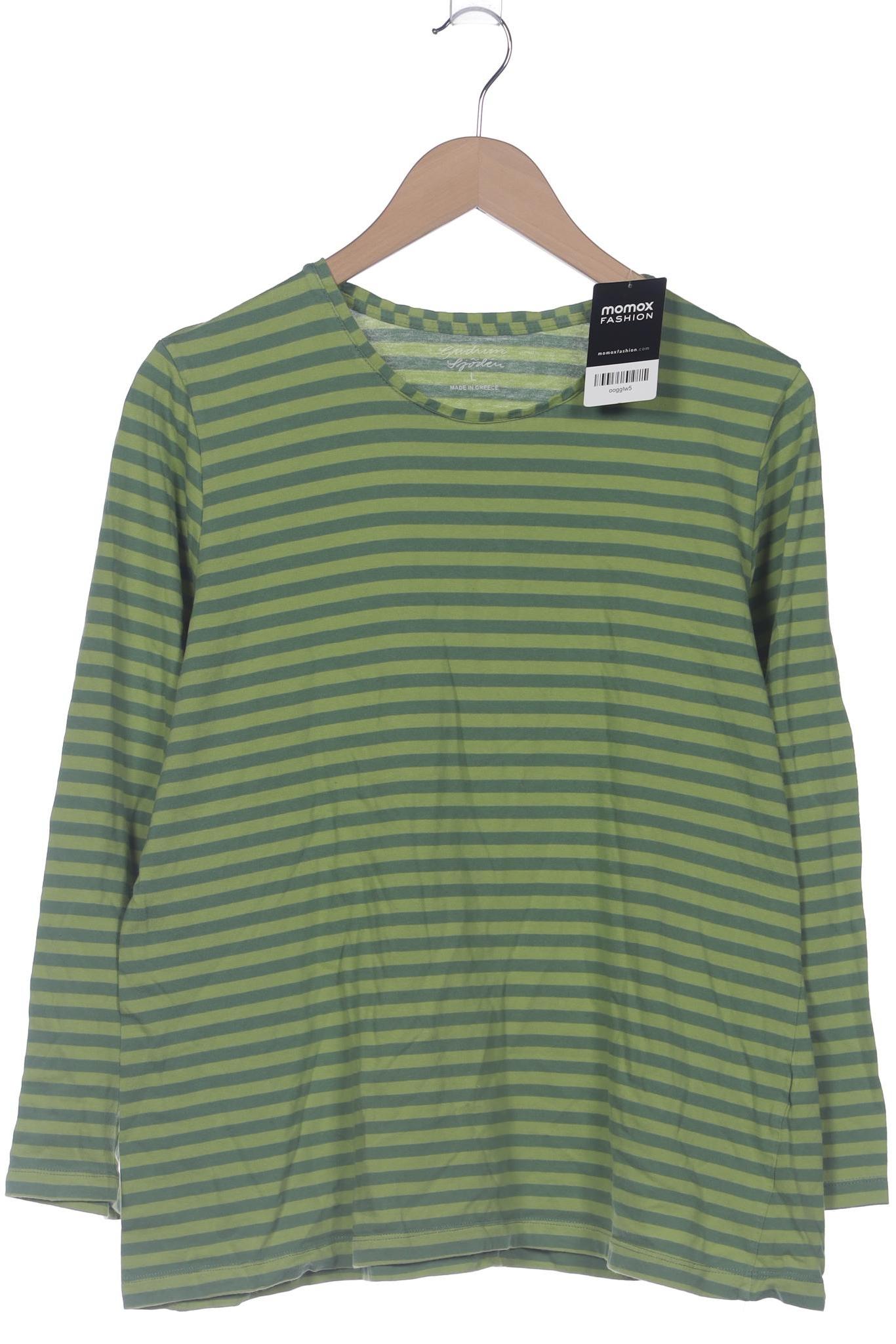 

Gudrun Sjödén Damen Langarmshirt, grün, Gr. 42