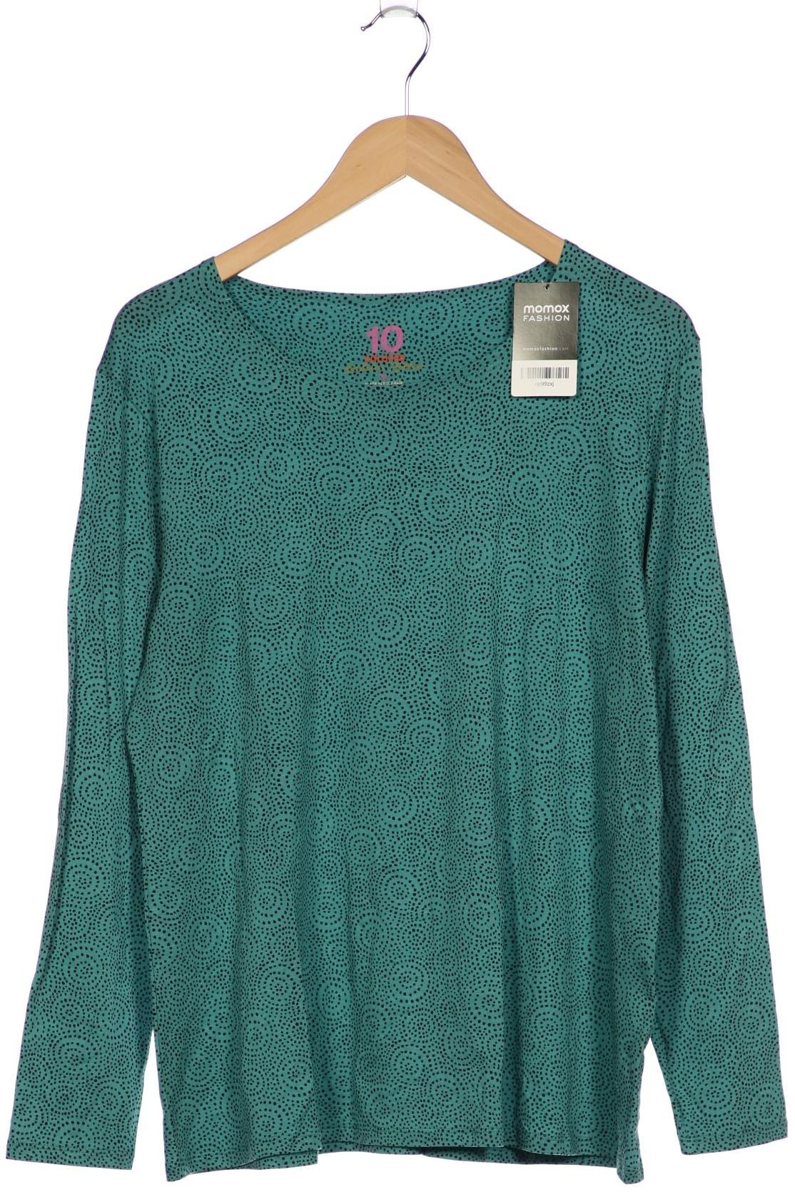 

Gudrun Sjödén Damen Langarmshirt, türkis, Gr. 44