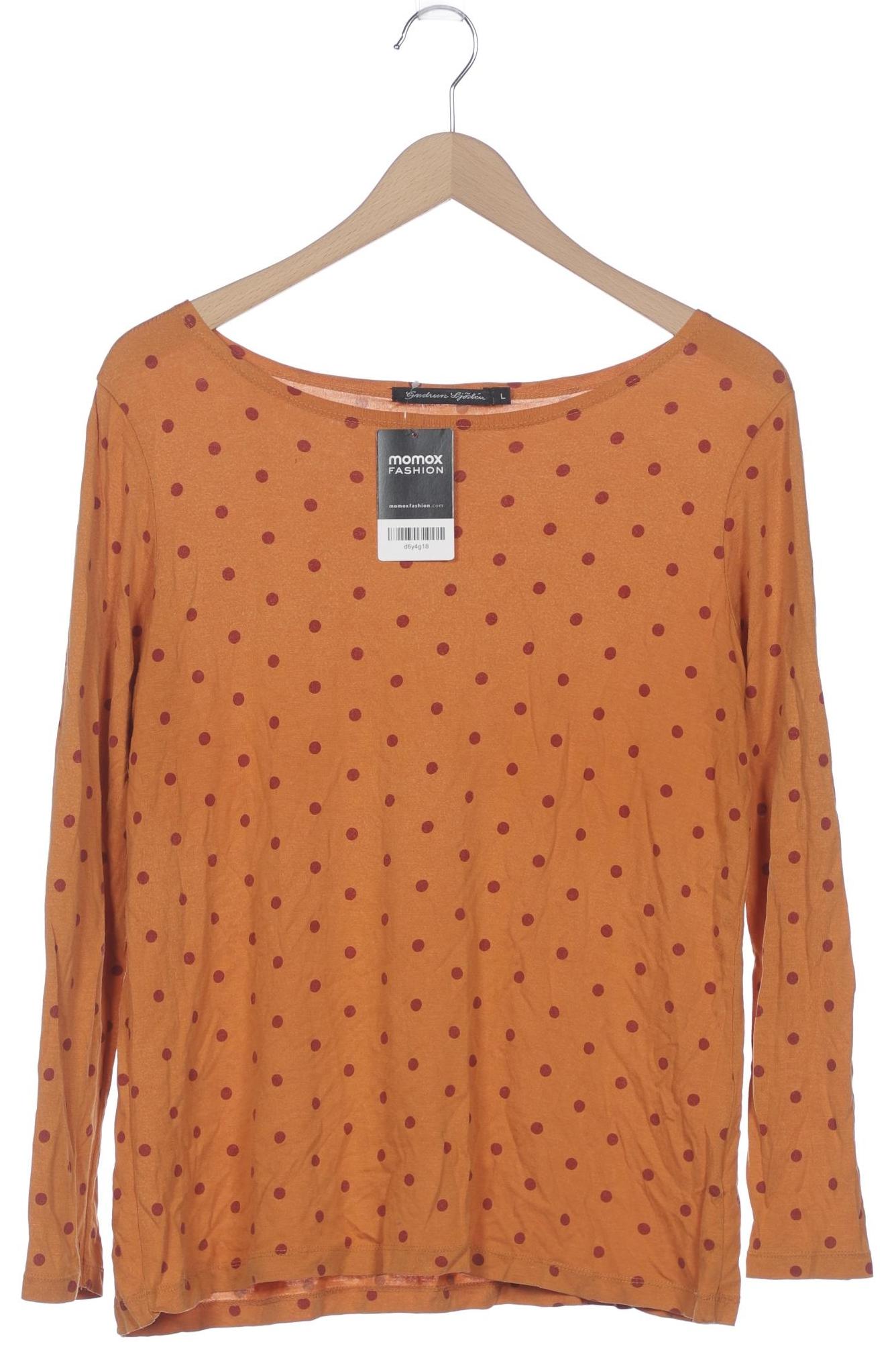 

Gudrun Sjödén Damen Langarmshirt, orange, Gr. 42