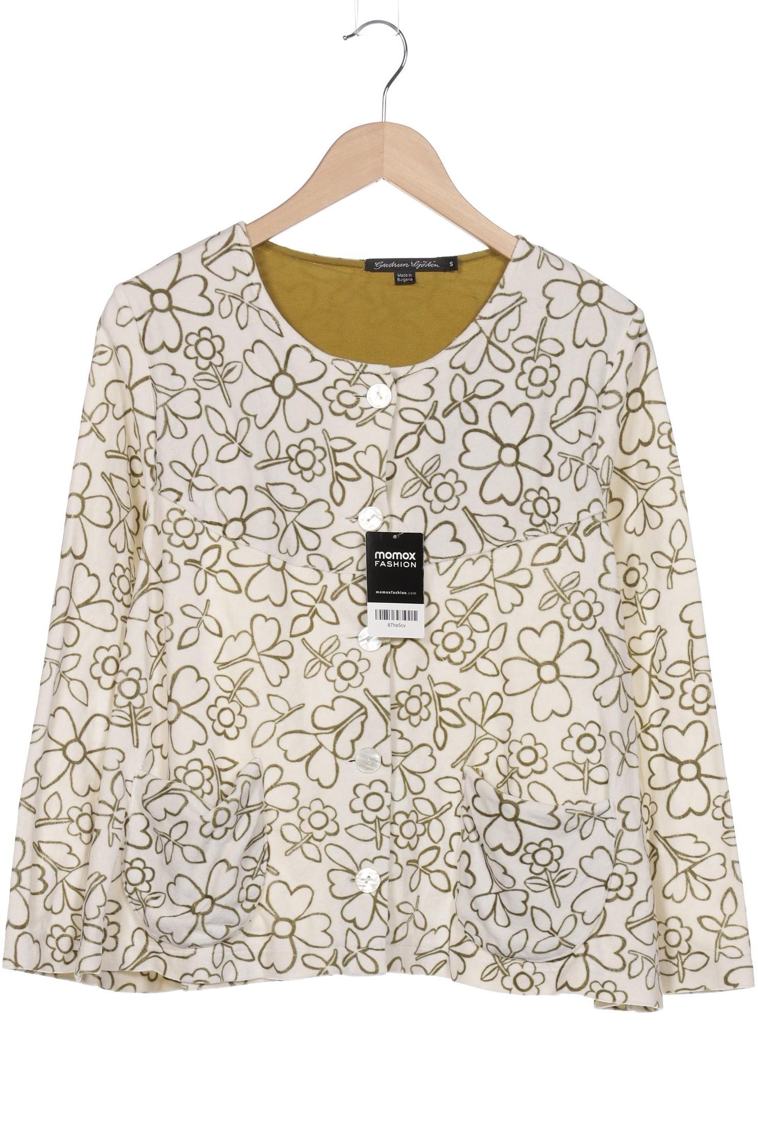 

Gudrun Sjödén Damen Strickjacke, weiß, Gr. 36