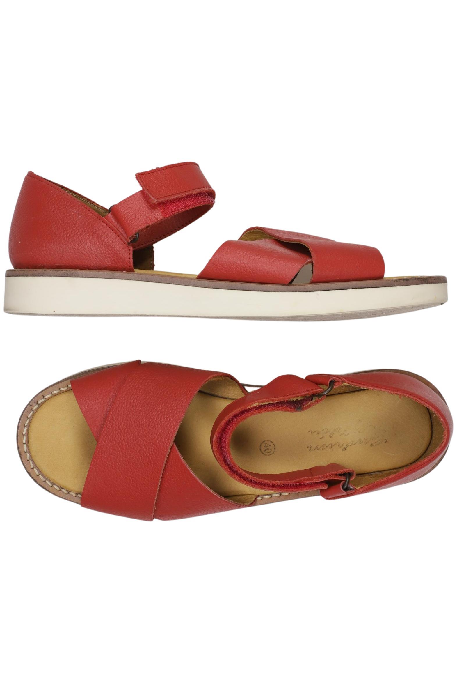 

Gudrun Sjödén Damen Sandale, rot, Gr. 40