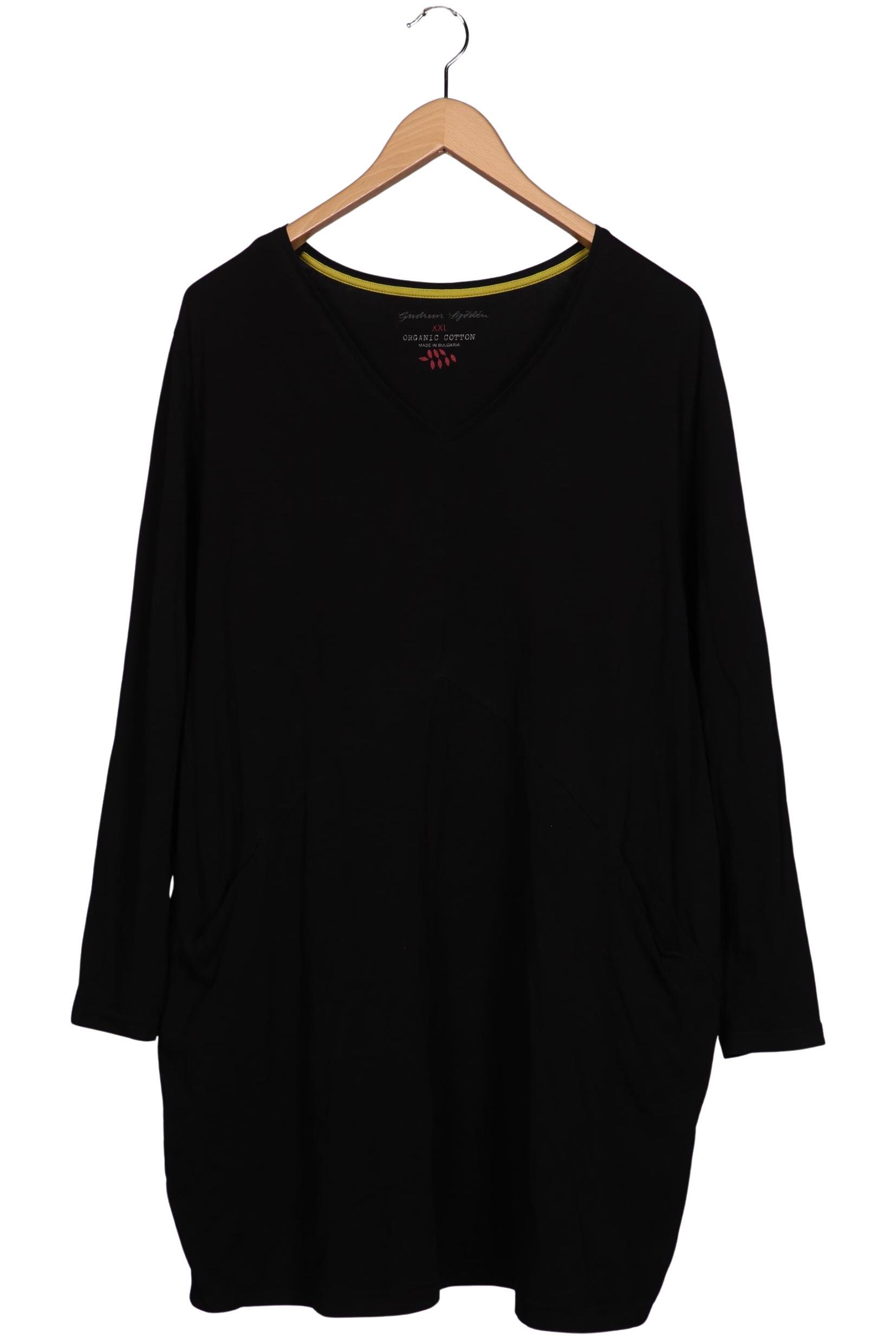 

Gudrun Sjödén Damen Langarmshirt, schwarz, Gr. 46