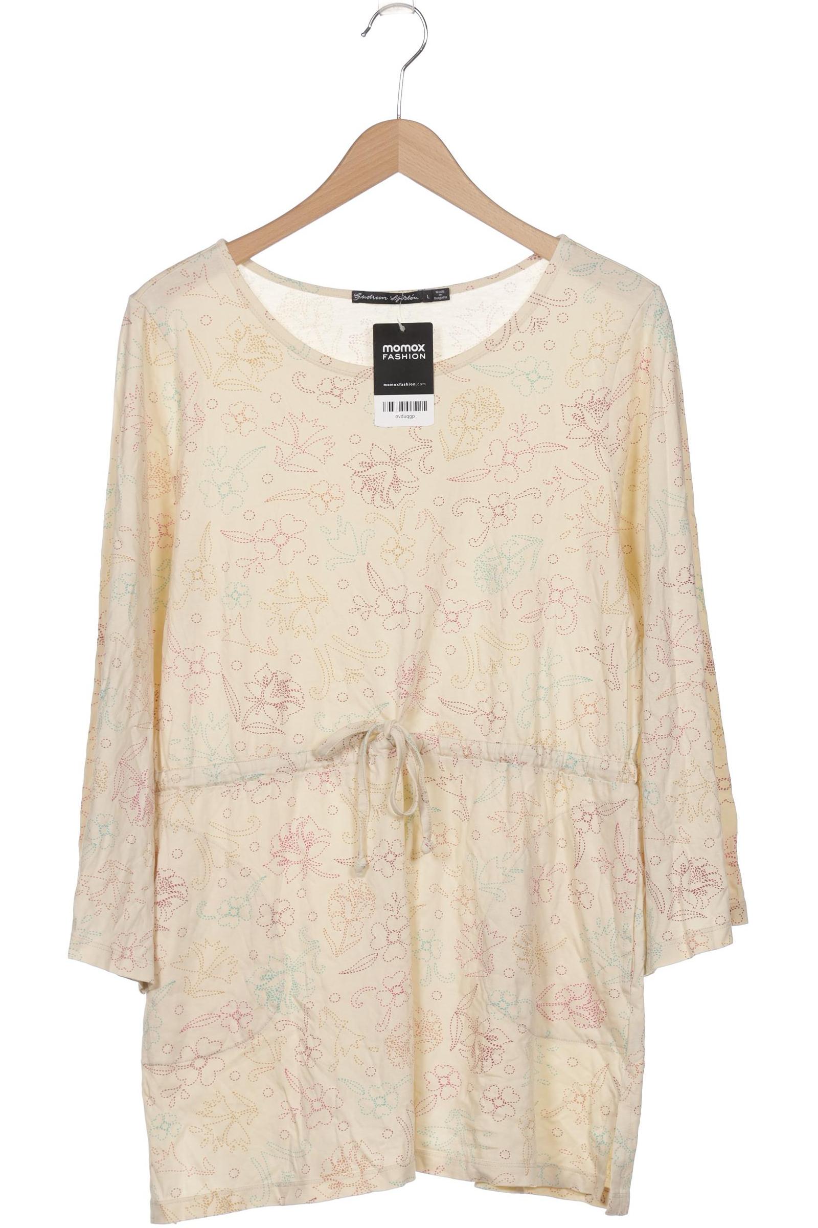 

Gudrun Sjödén Damen Langarmshirt, cremeweiß, Gr. 42