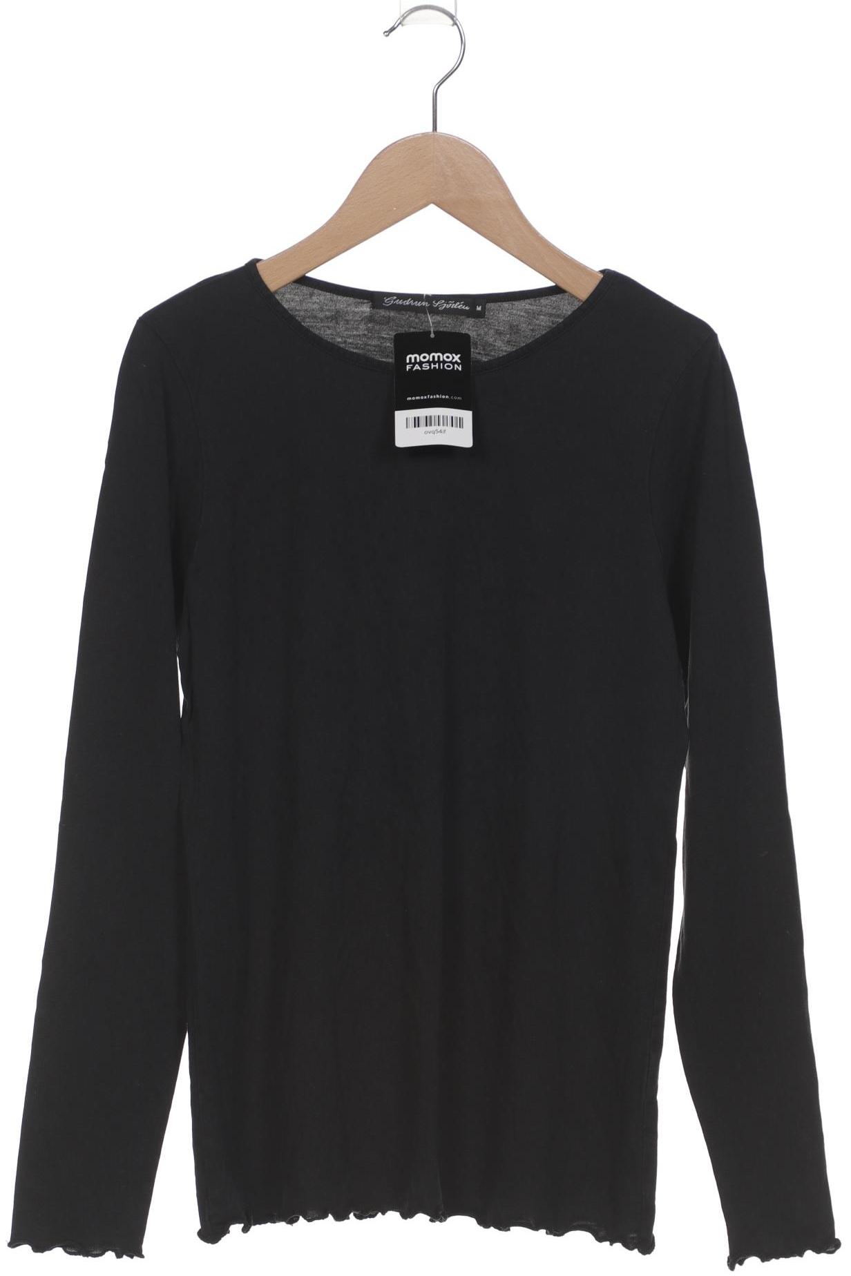 

Gudrun Sjödén Damen Langarmshirt, schwarz, Gr. 38