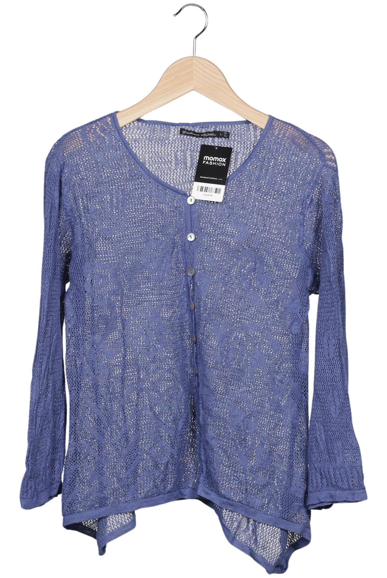 

Gudrun Sjödén Damen Strickjacke, blau, Gr. 42