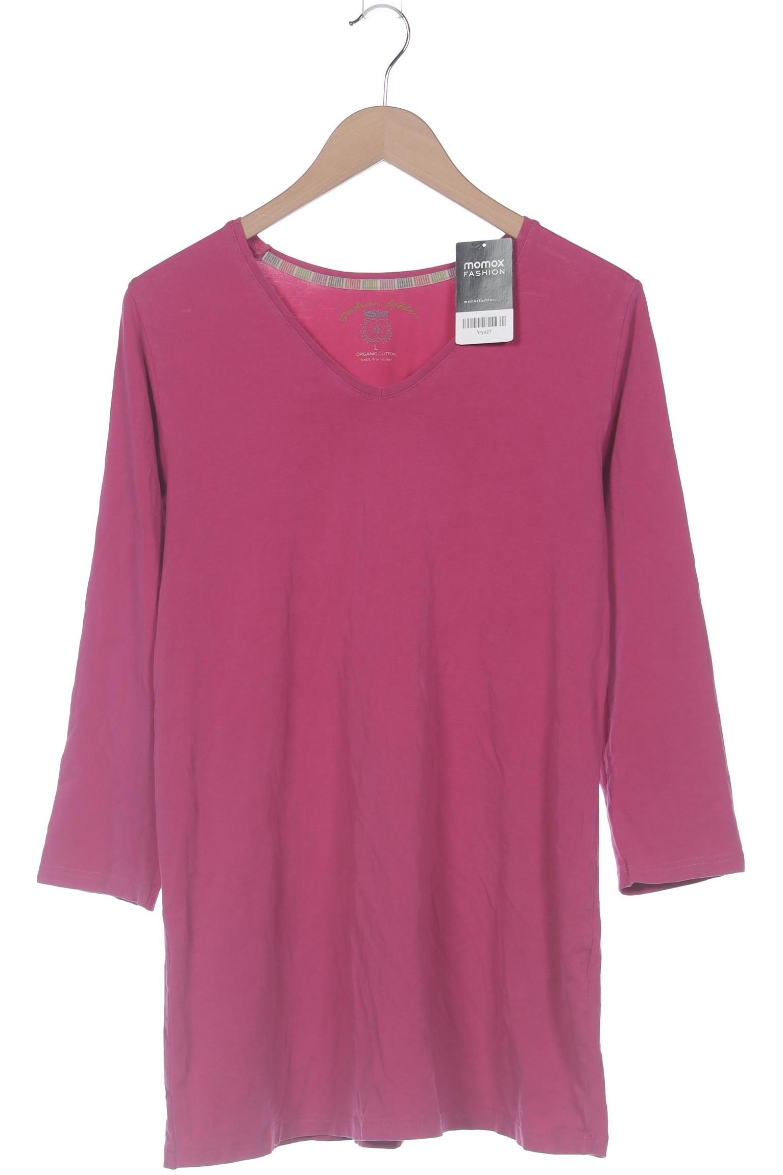 

Gudrun Sjödén Damen Langarmshirt, pink, Gr. 42