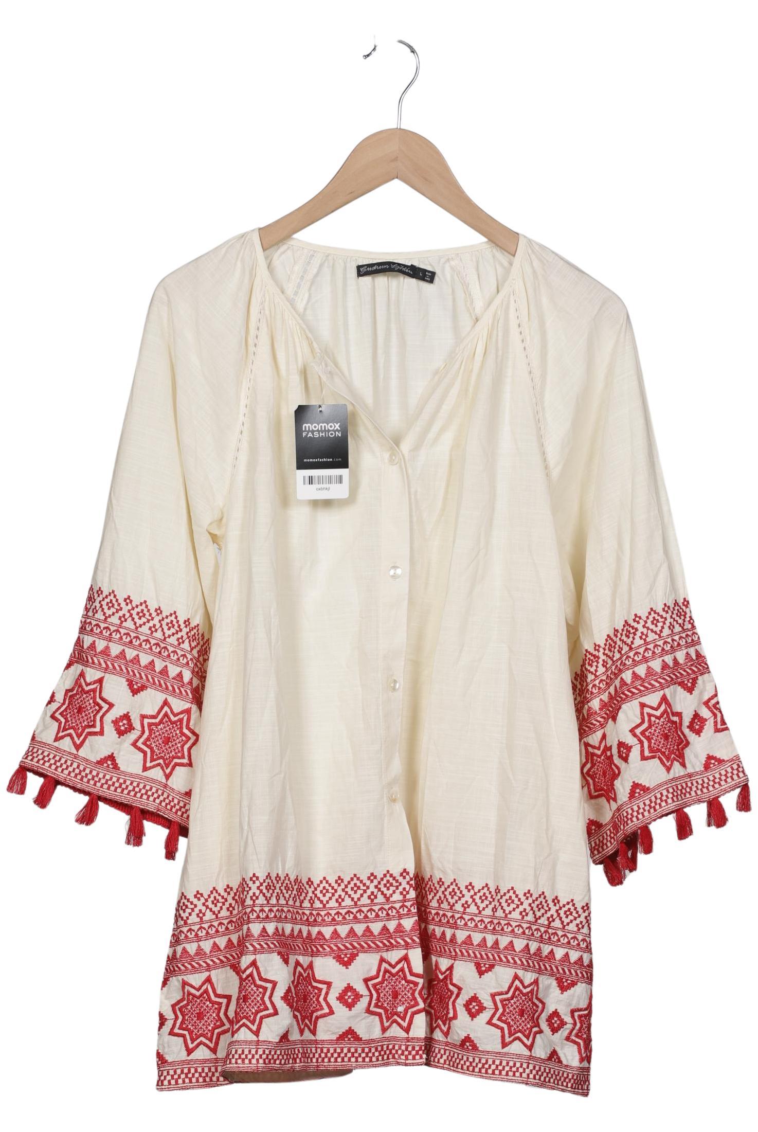 

Gudrun Sjödén Damen Bluse, cremeweiß, Gr. 42