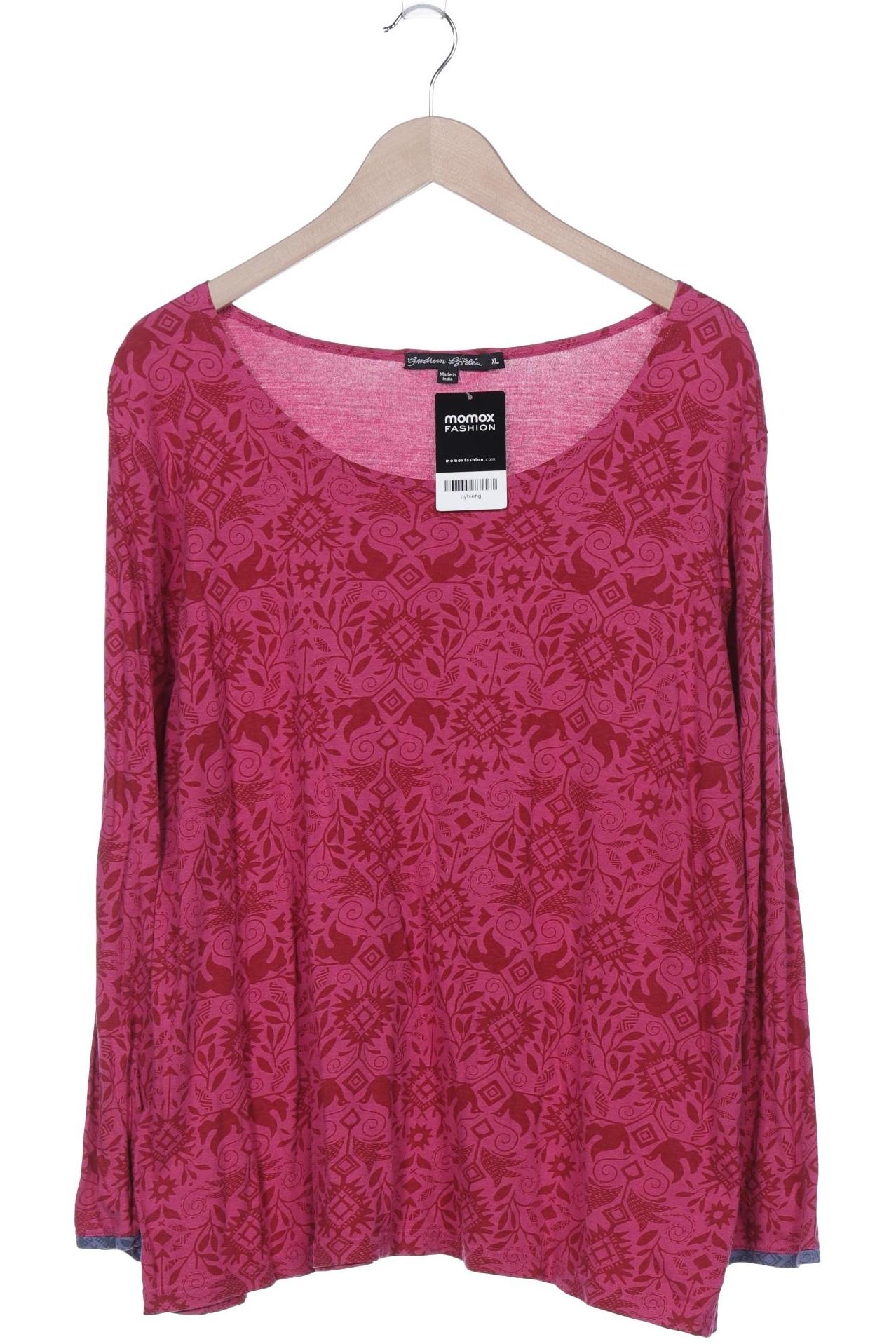 

Gudrun Sjödén Damen Langarmshirt, pink, Gr. 44