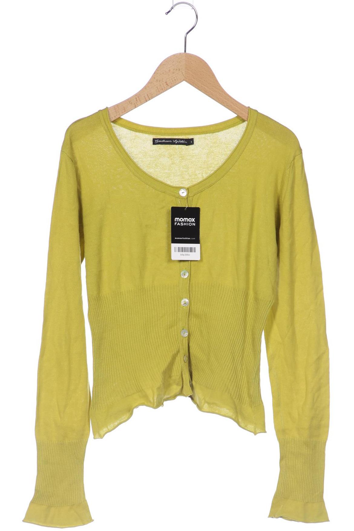 

Gudrun Sjödén Damen Strickjacke, grün, Gr. 36