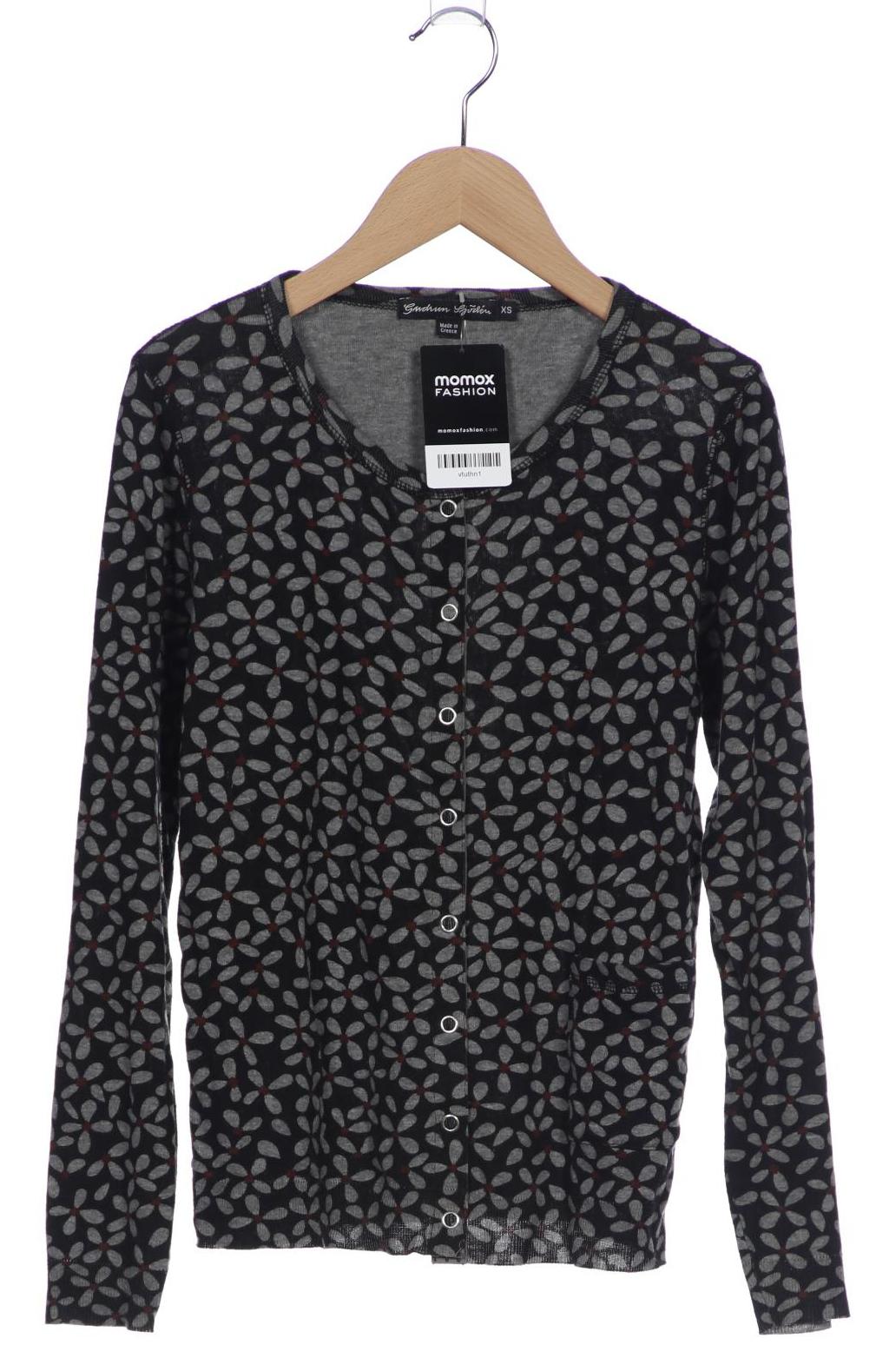 

Gudrun Sjödén Damen Strickjacke, schwarz, Gr. 34