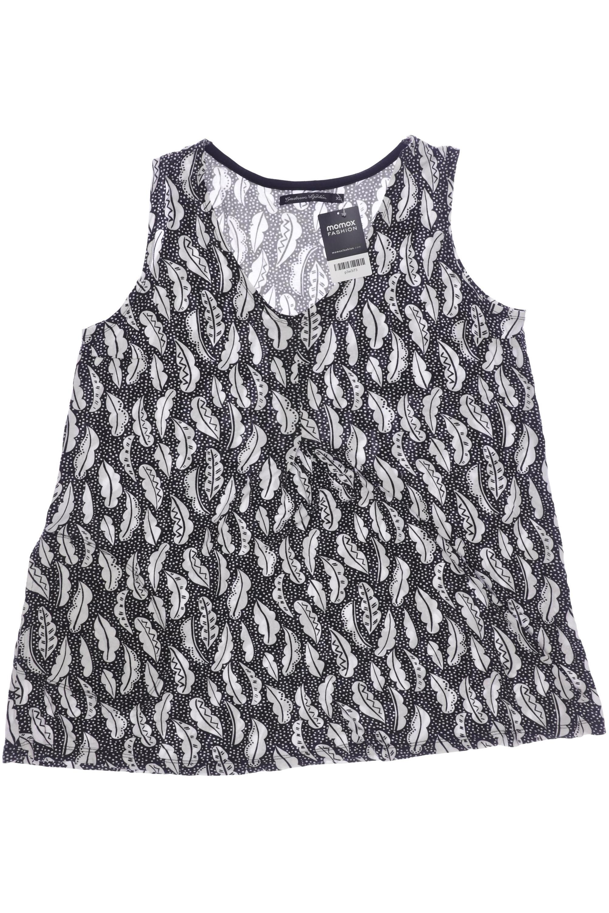 

Gudrun Sjödén Damen Top, schwarz, Gr. 44