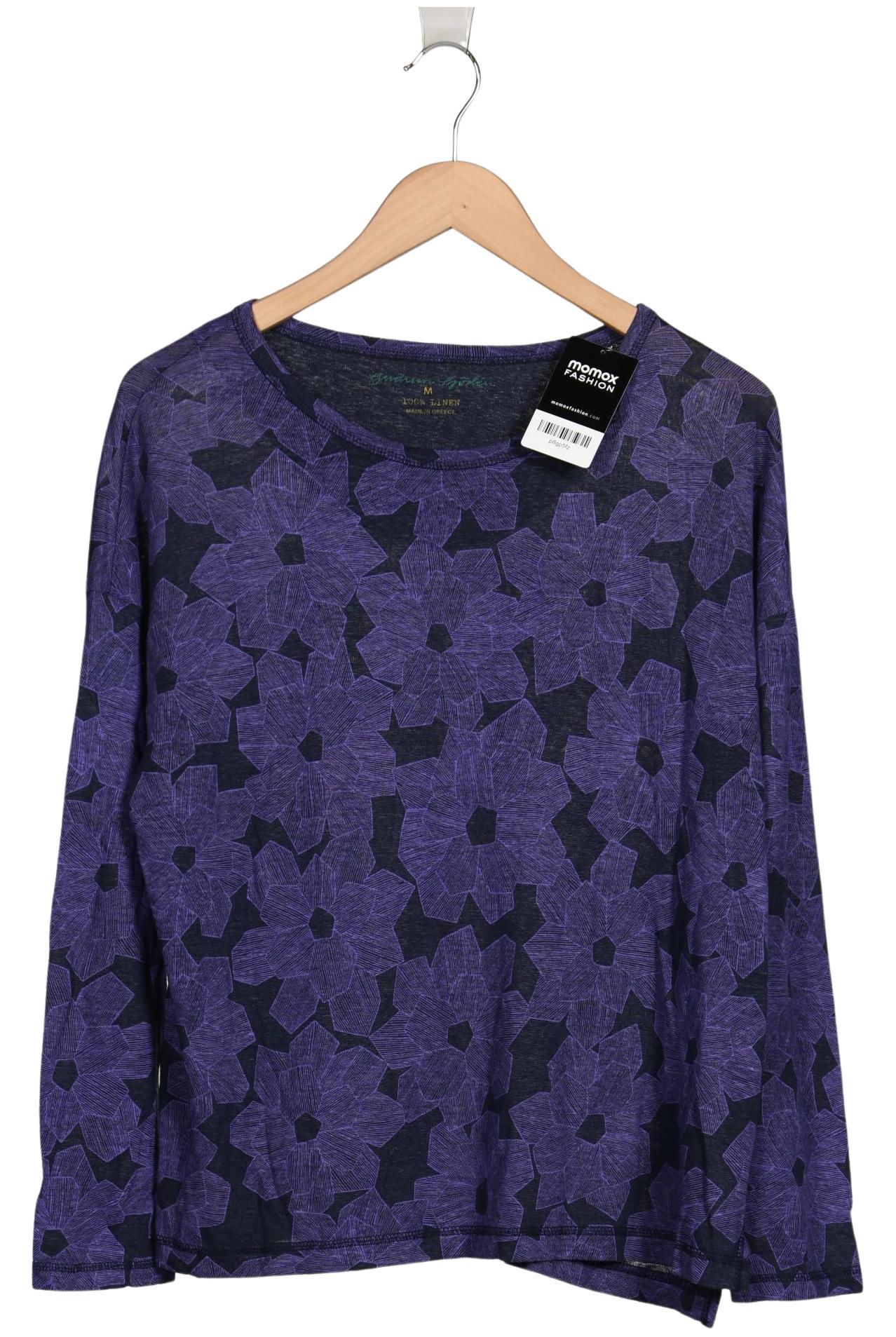 

Gudrun Sjödén Damen Langarmshirt, flieder, Gr. 38