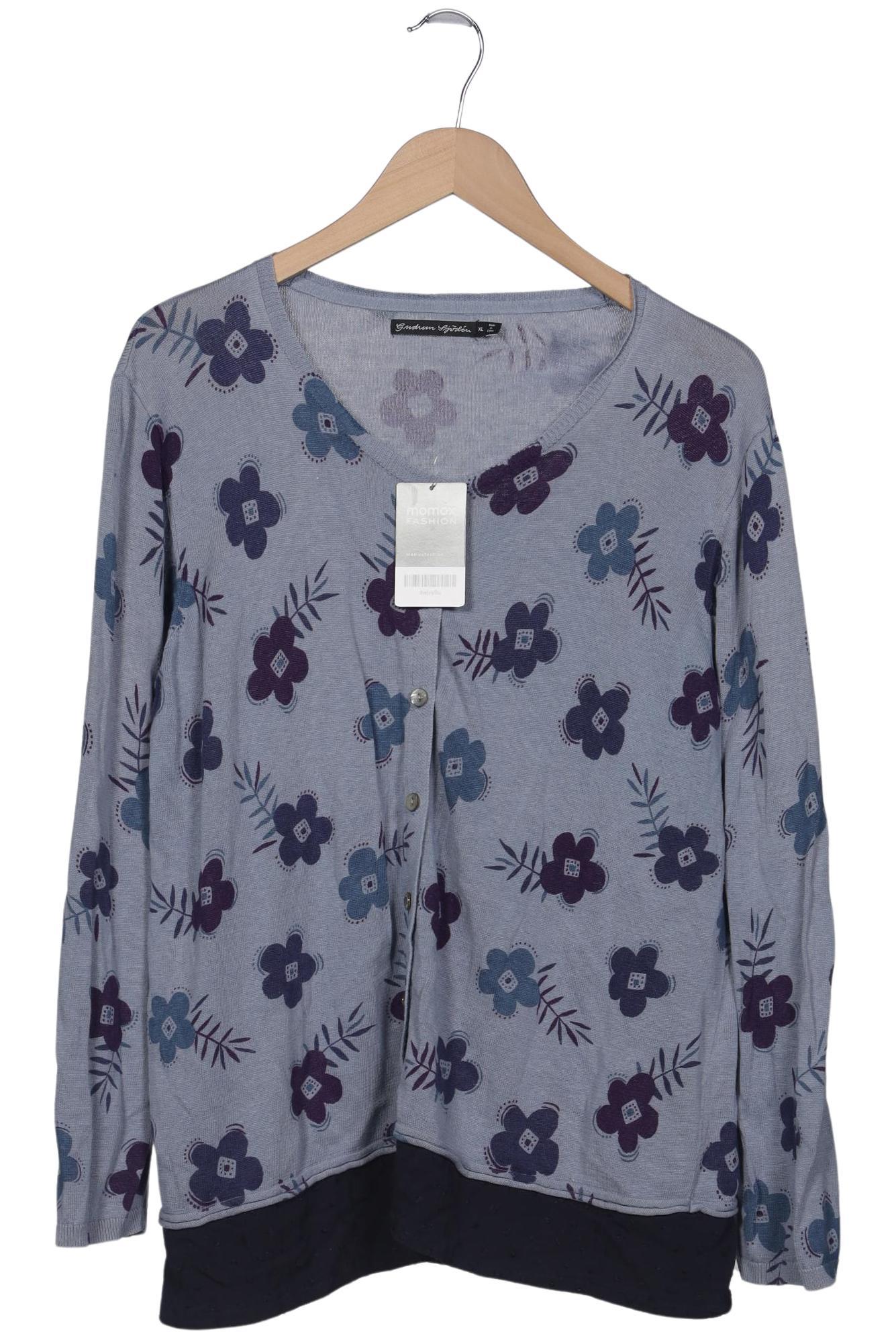 

Gudrun Sjödén Damen Strickjacke, blau, Gr. 44