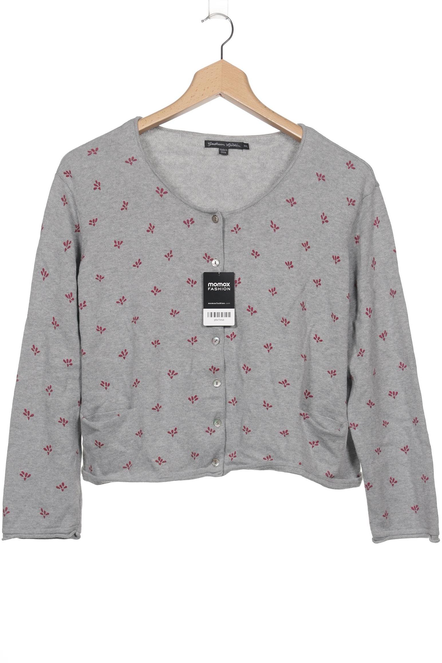 

Gudrun Sjödén Damen Strickjacke, grau, Gr. 46
