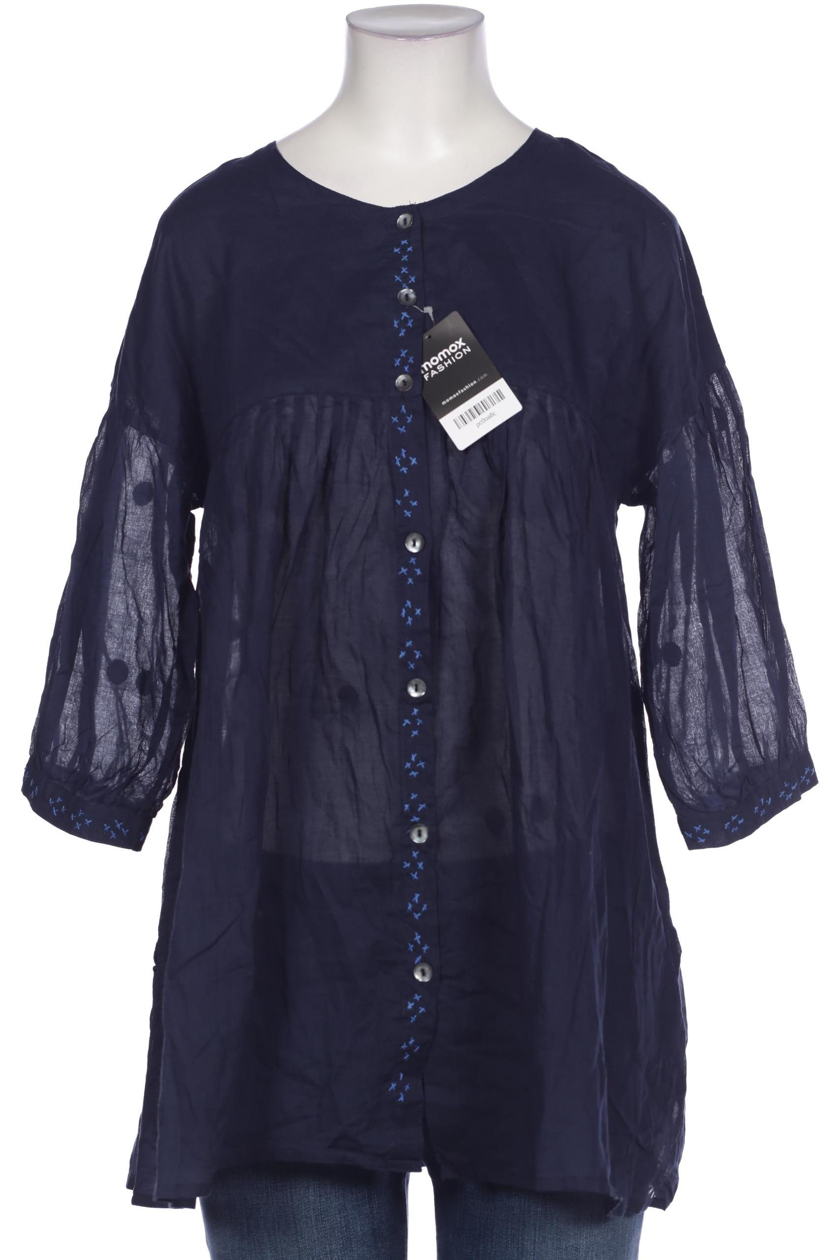 

Gudrun Sjödén Damen Bluse, marineblau, Gr. 36