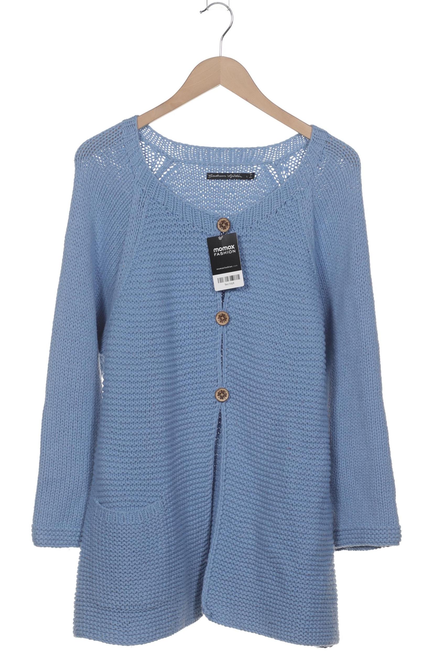 

Gudrun Sjödén Damen Strickjacke, blau, Gr. 42