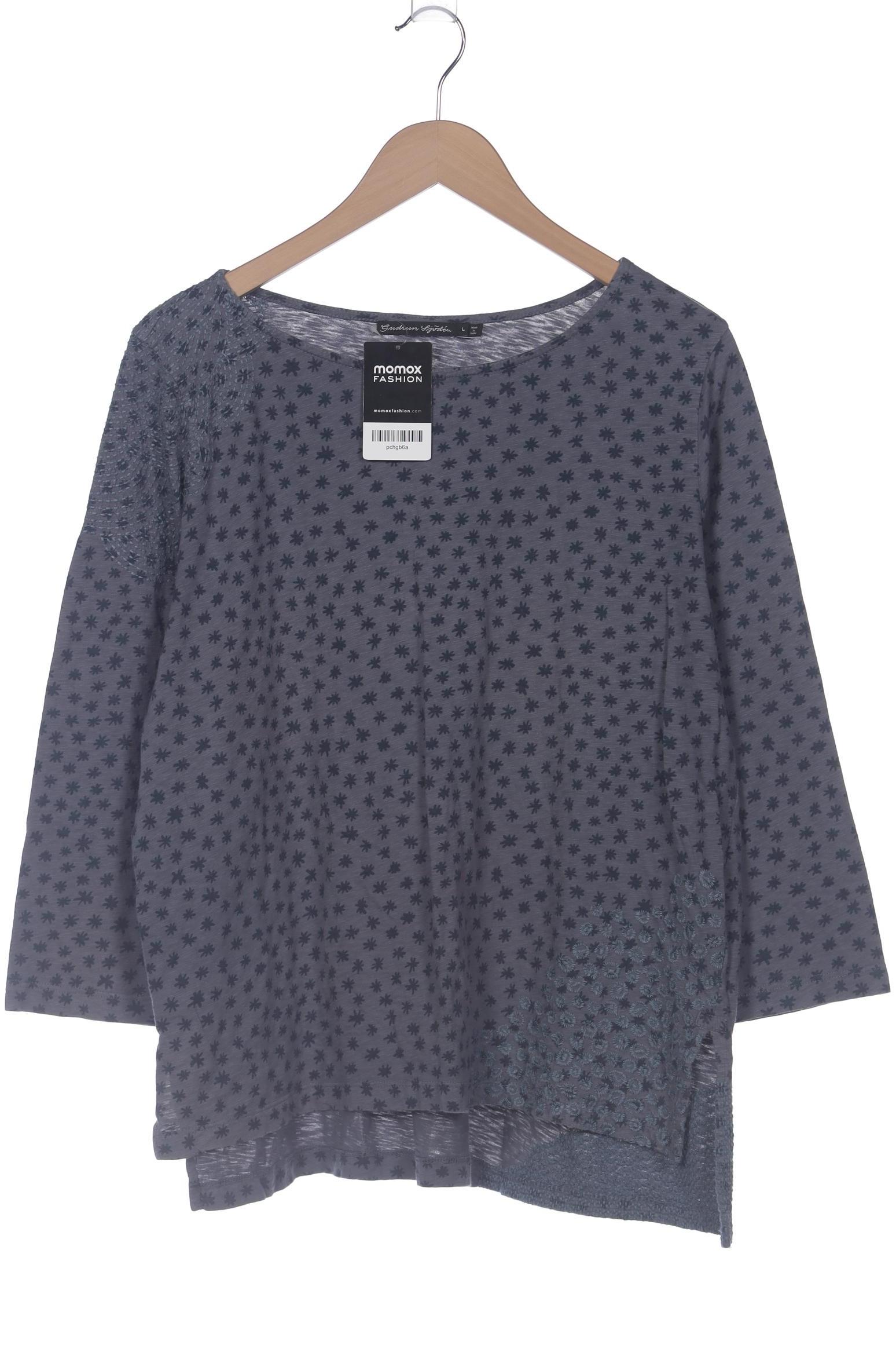 

Gudrun Sjödén Damen Langarmshirt, marineblau, Gr. 42