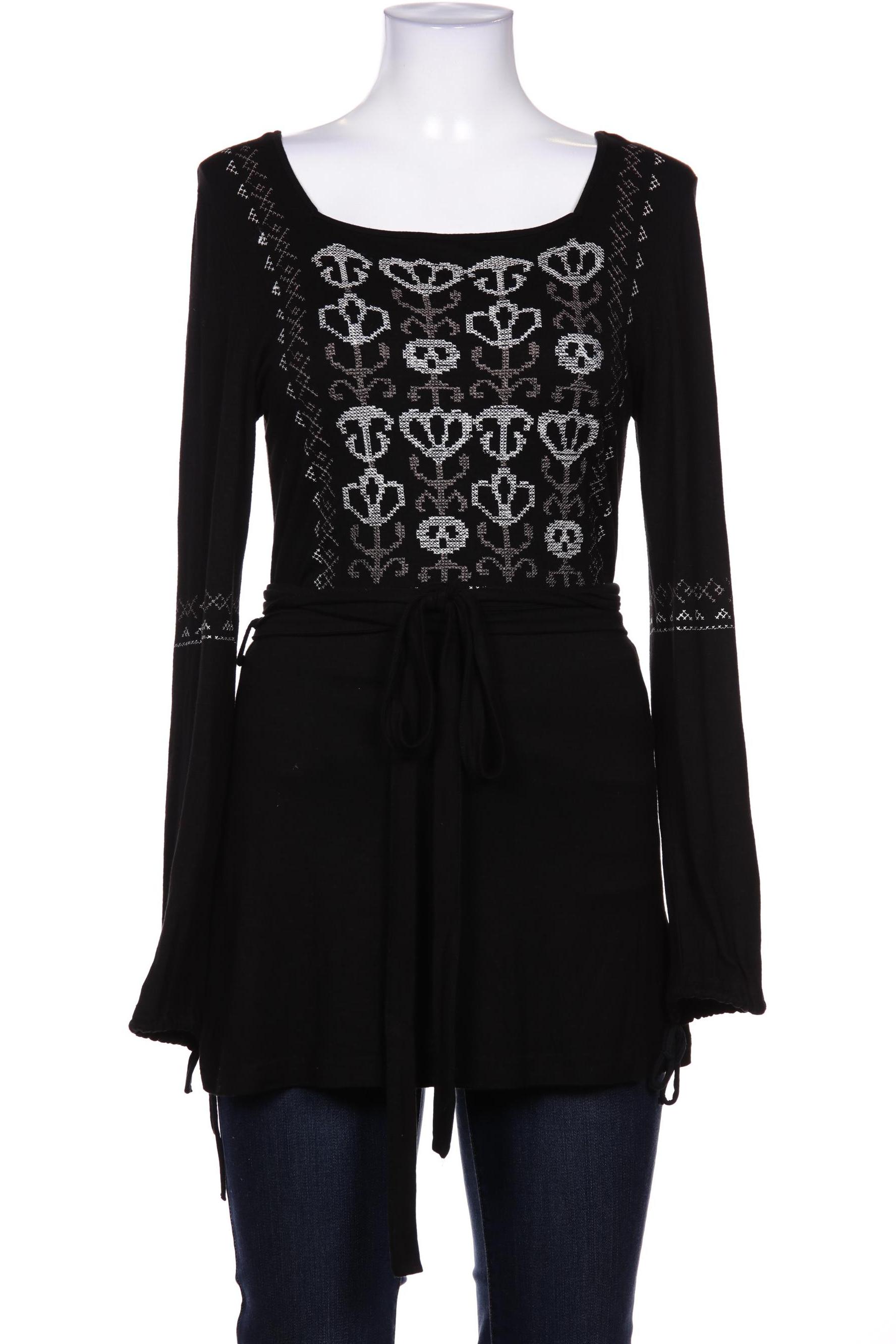 

Gudrun Sjödén Damen Langarmshirt, schwarz, Gr. 36