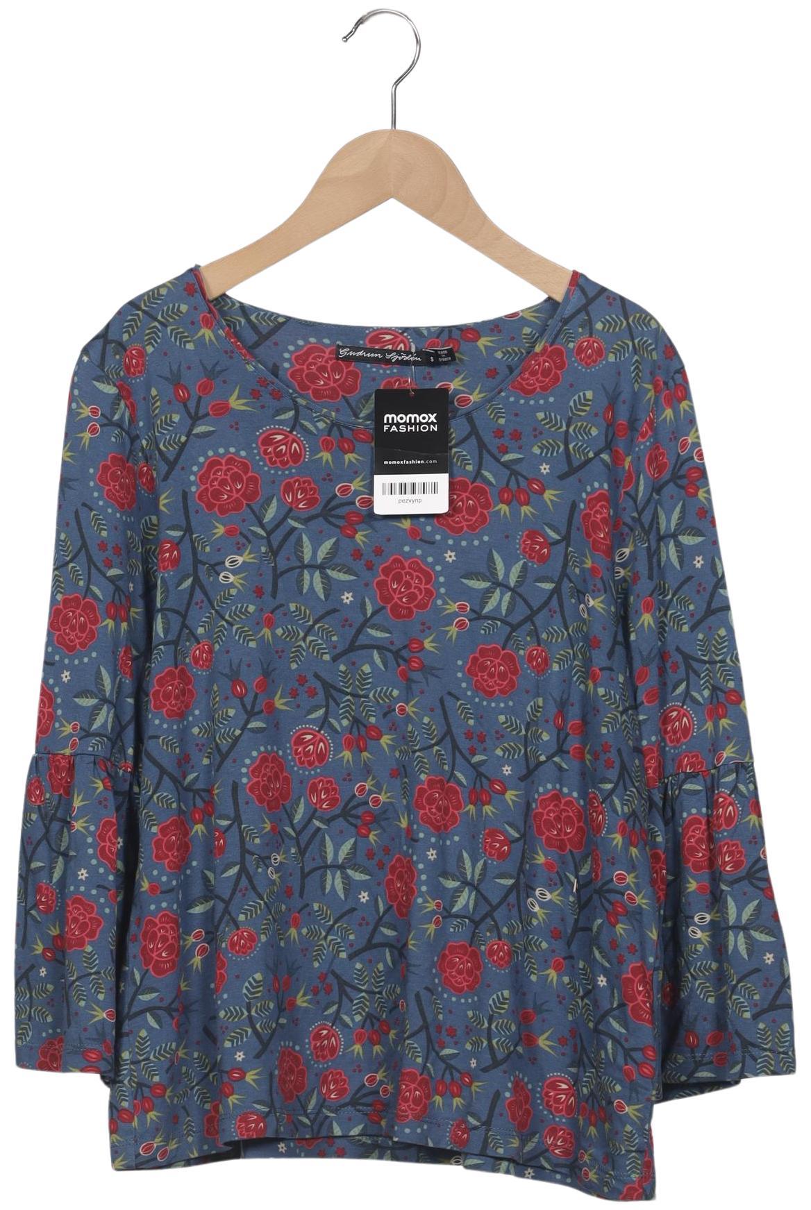 

Gudrun Sjödén Damen Langarmshirt, blau, Gr. 36