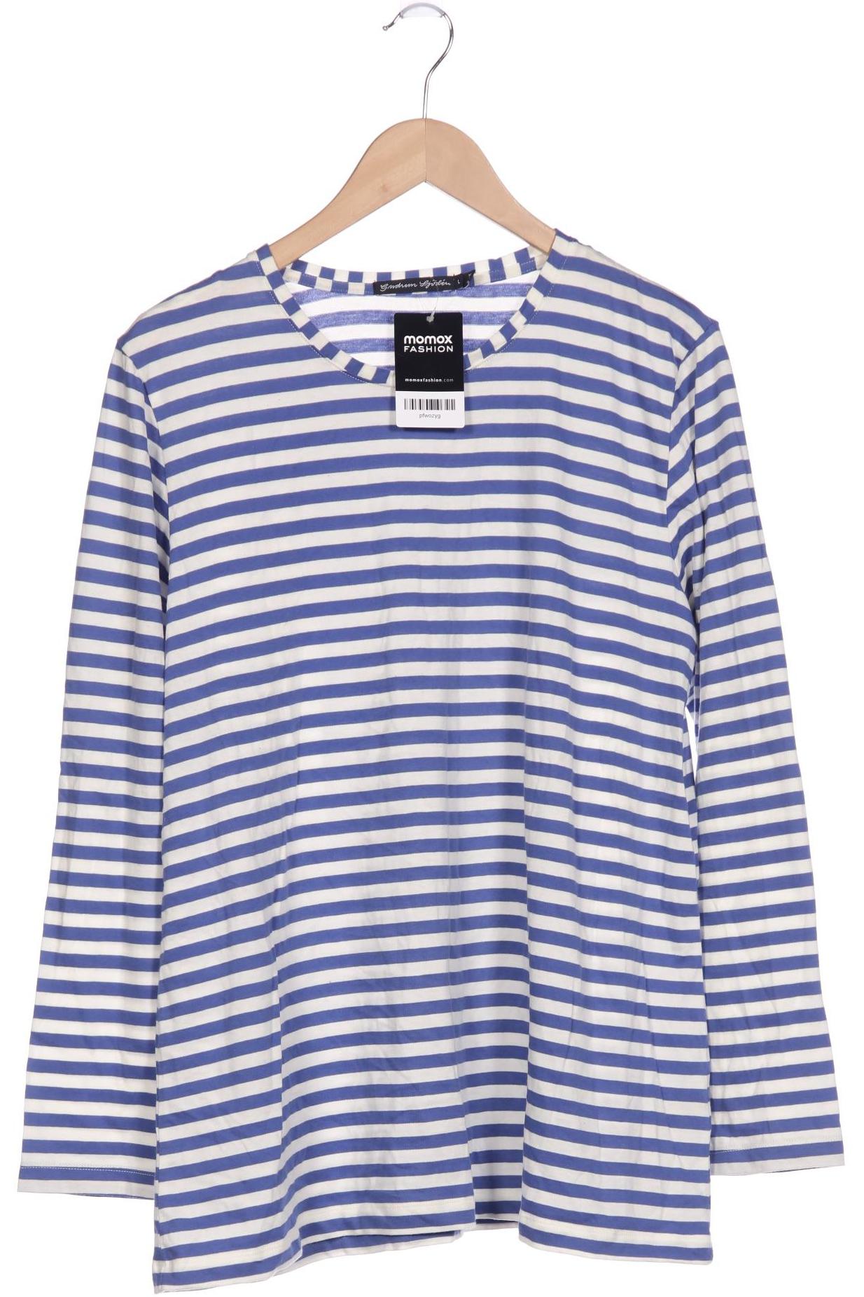 

Gudrun Sjödén Damen Langarmshirt, blau, Gr. 42