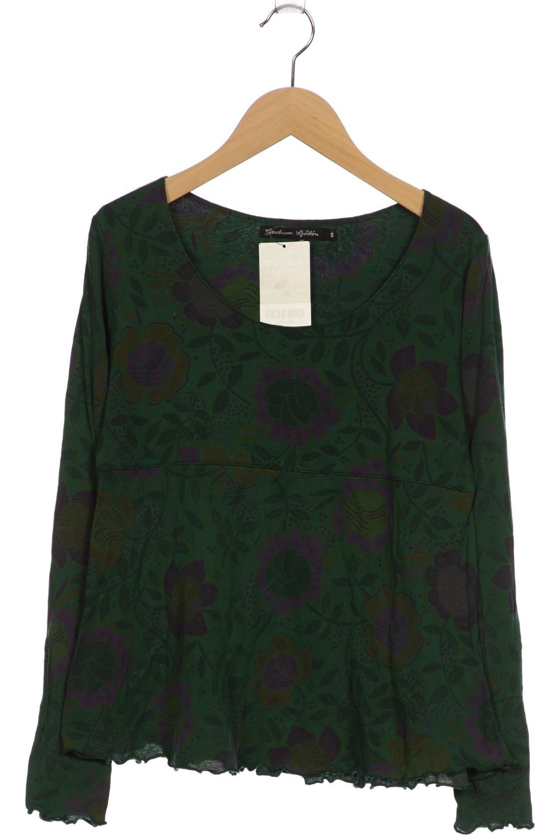 

Gudrun Sjödén Damen Langarmshirt, grün, Gr. 36