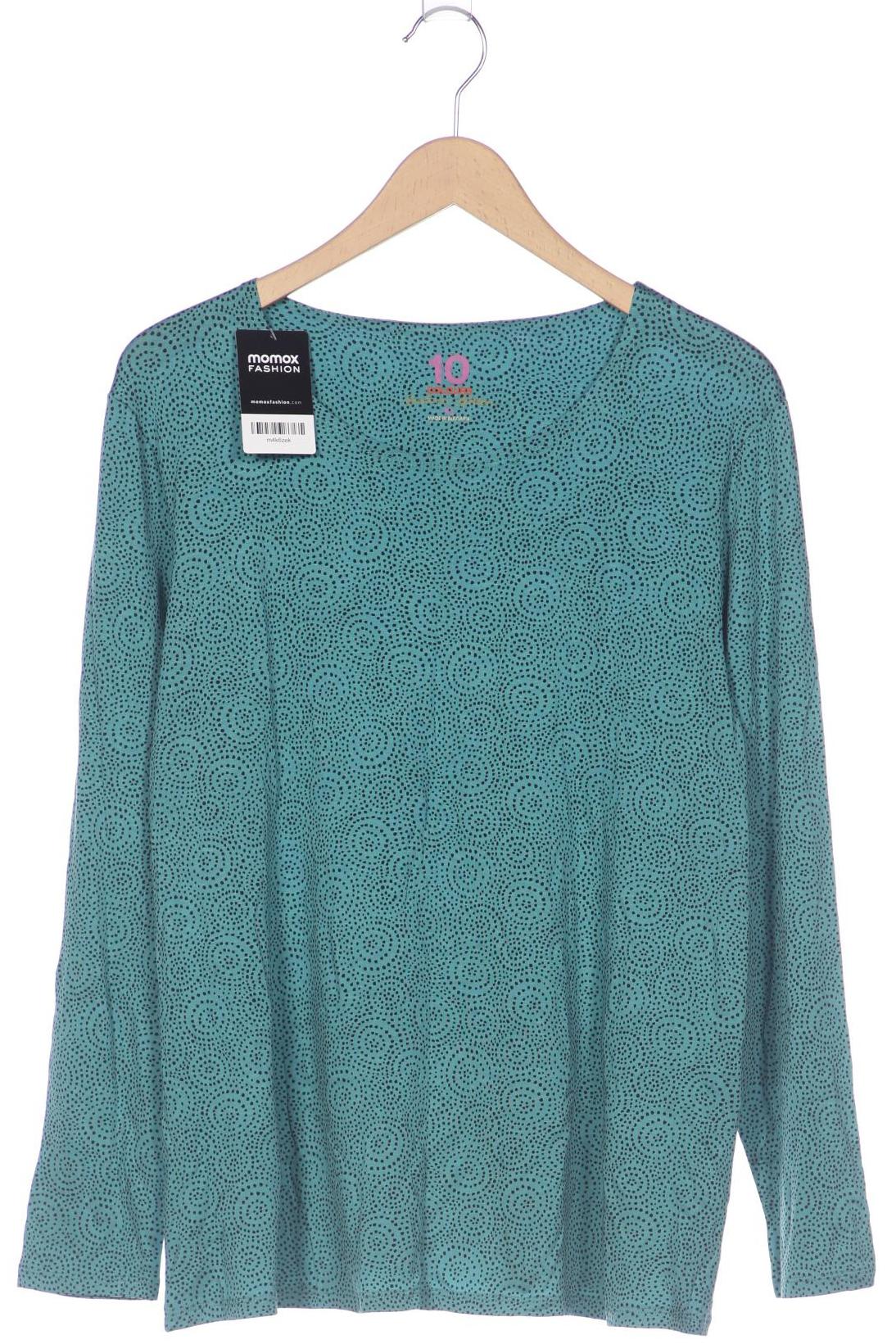 

Gudrun Sjödén Damen Langarmshirt, türkis, Gr. 44