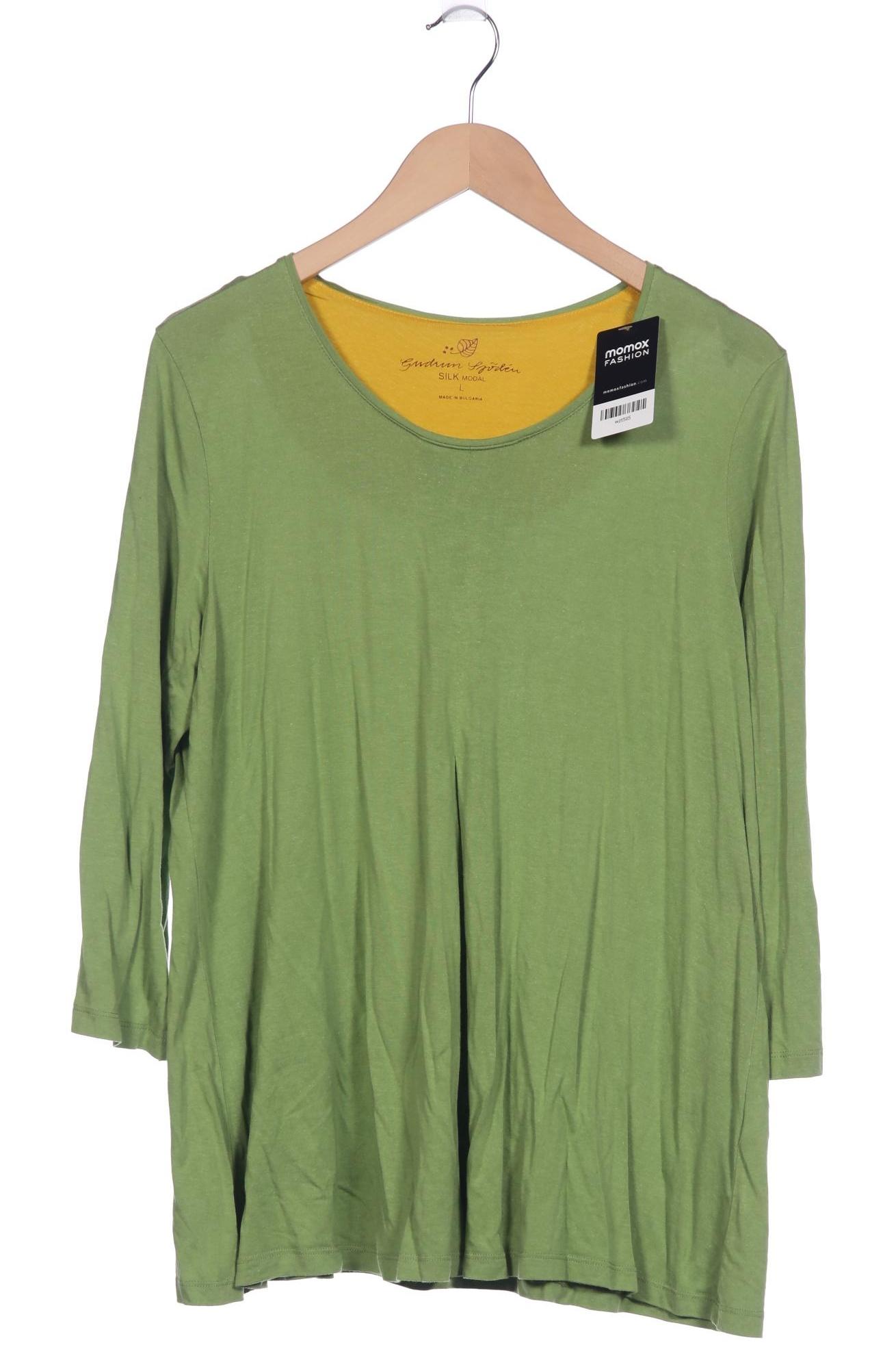 

Gudrun Sjödén Damen Langarmshirt, grün, Gr. 42