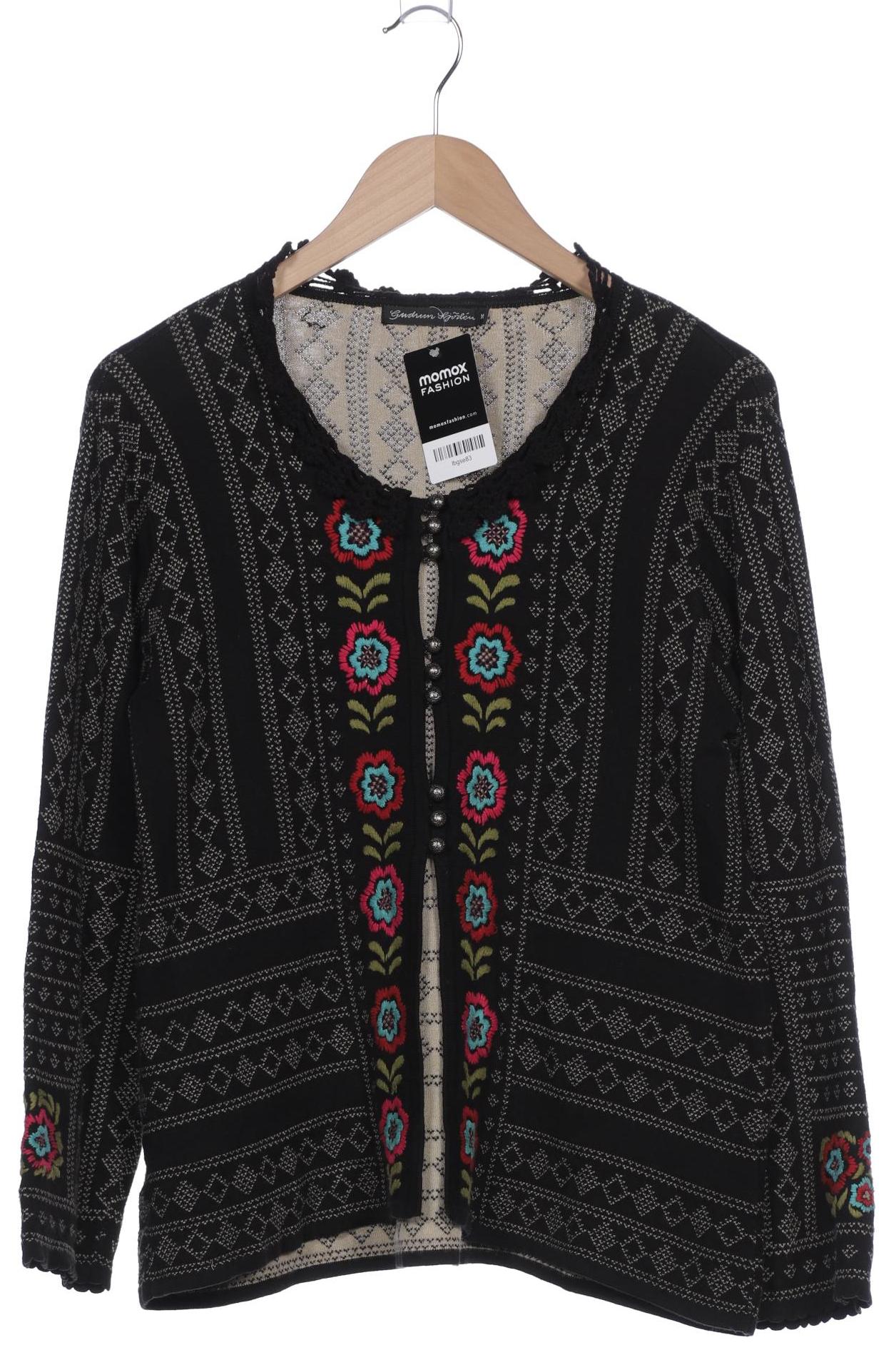 

Gudrun Sjödén Damen Strickjacke, schwarz, Gr. 38