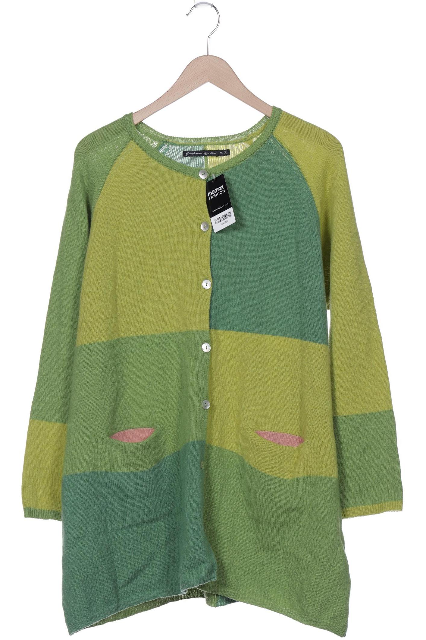 

Gudrun Sjödén Damen Strickjacke, grün, Gr. 44