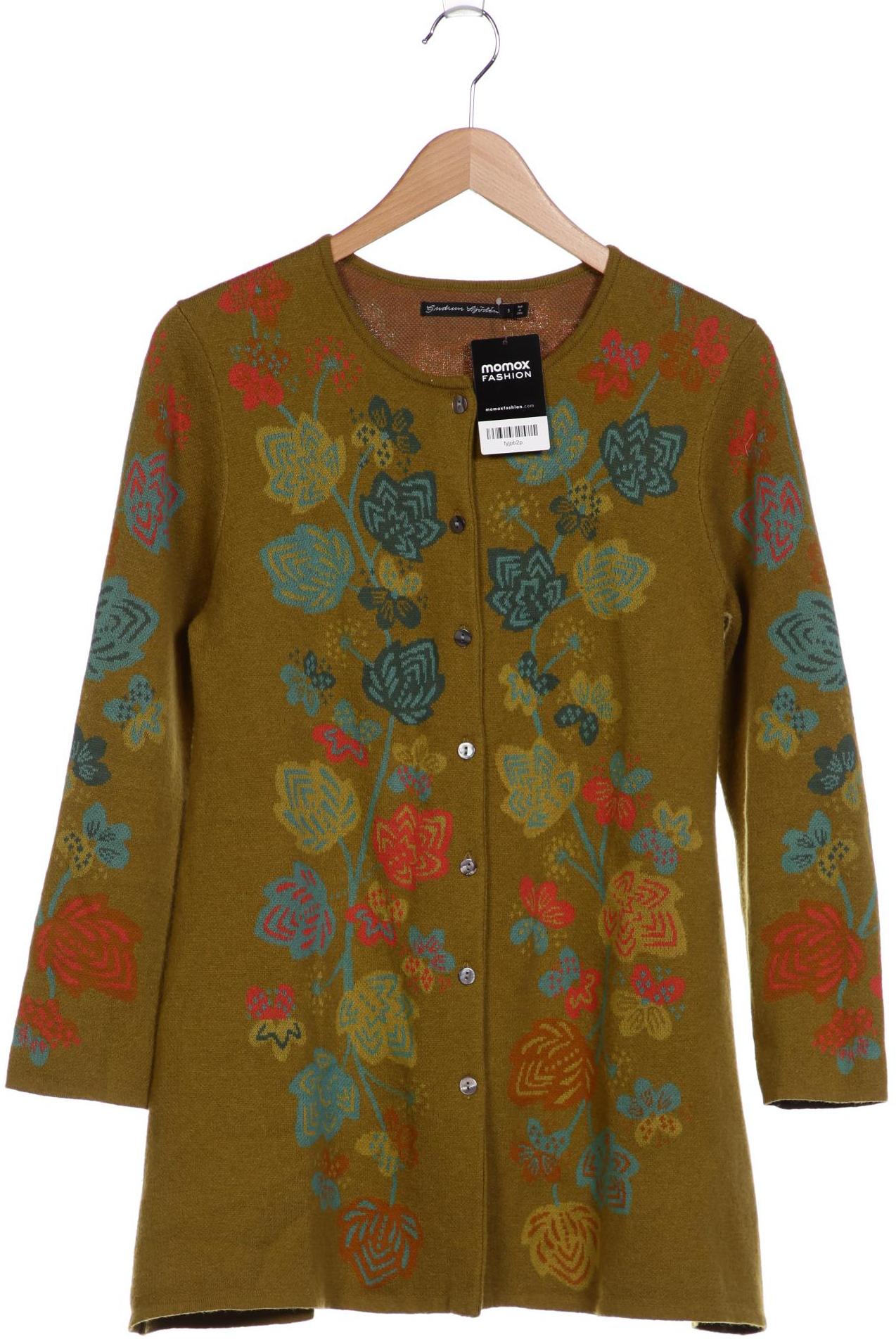 

Gudrun Sjödén Damen Strickjacke, grün, Gr. 36