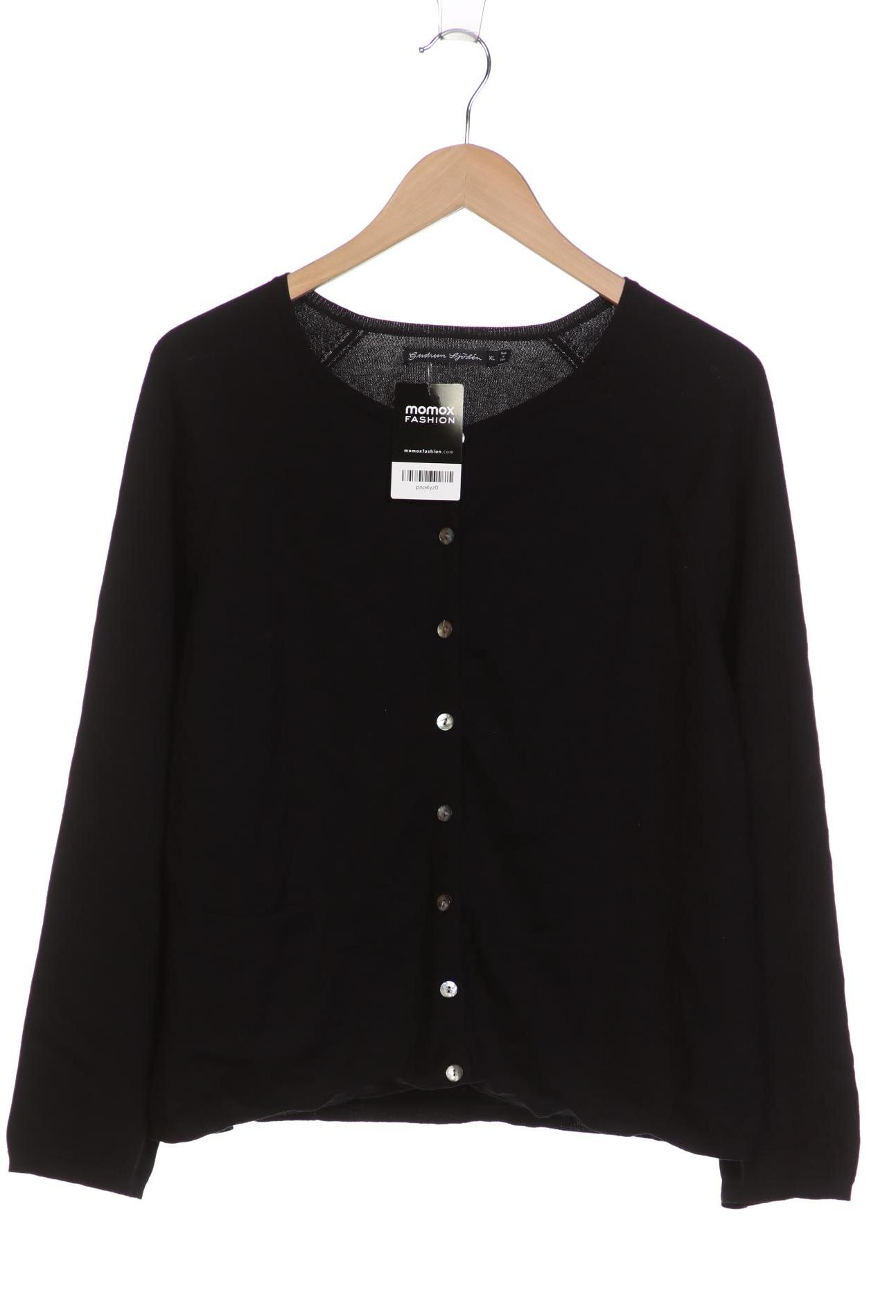 

Gudrun Sjödén Damen Strickjacke, schwarz, Gr. 44