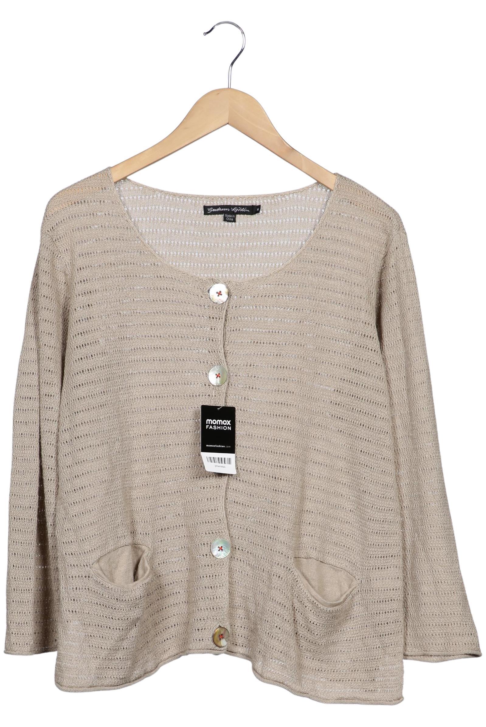 

Gudrun Sjödén Damen Strickjacke, beige, Gr. 38