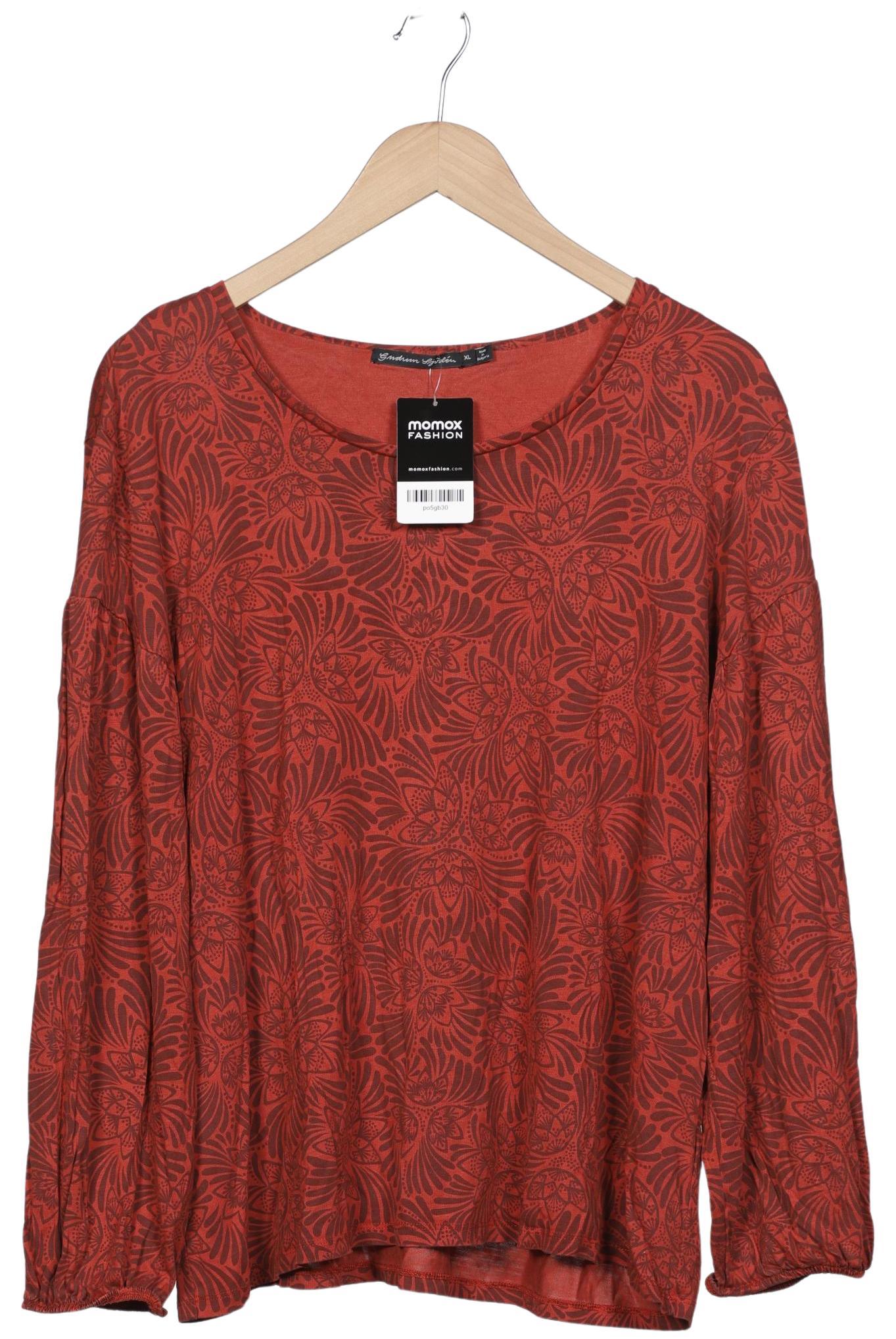 

Gudrun Sjödén Damen Langarmshirt, rot, Gr. 44