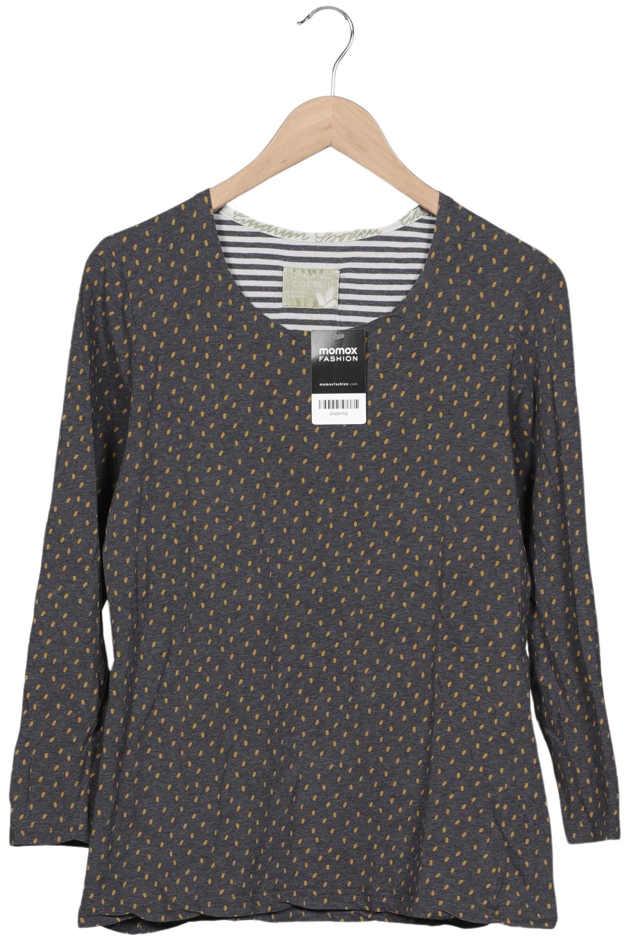 

Gudrun Sjödén Damen Langarmshirt, grau, Gr. 38
