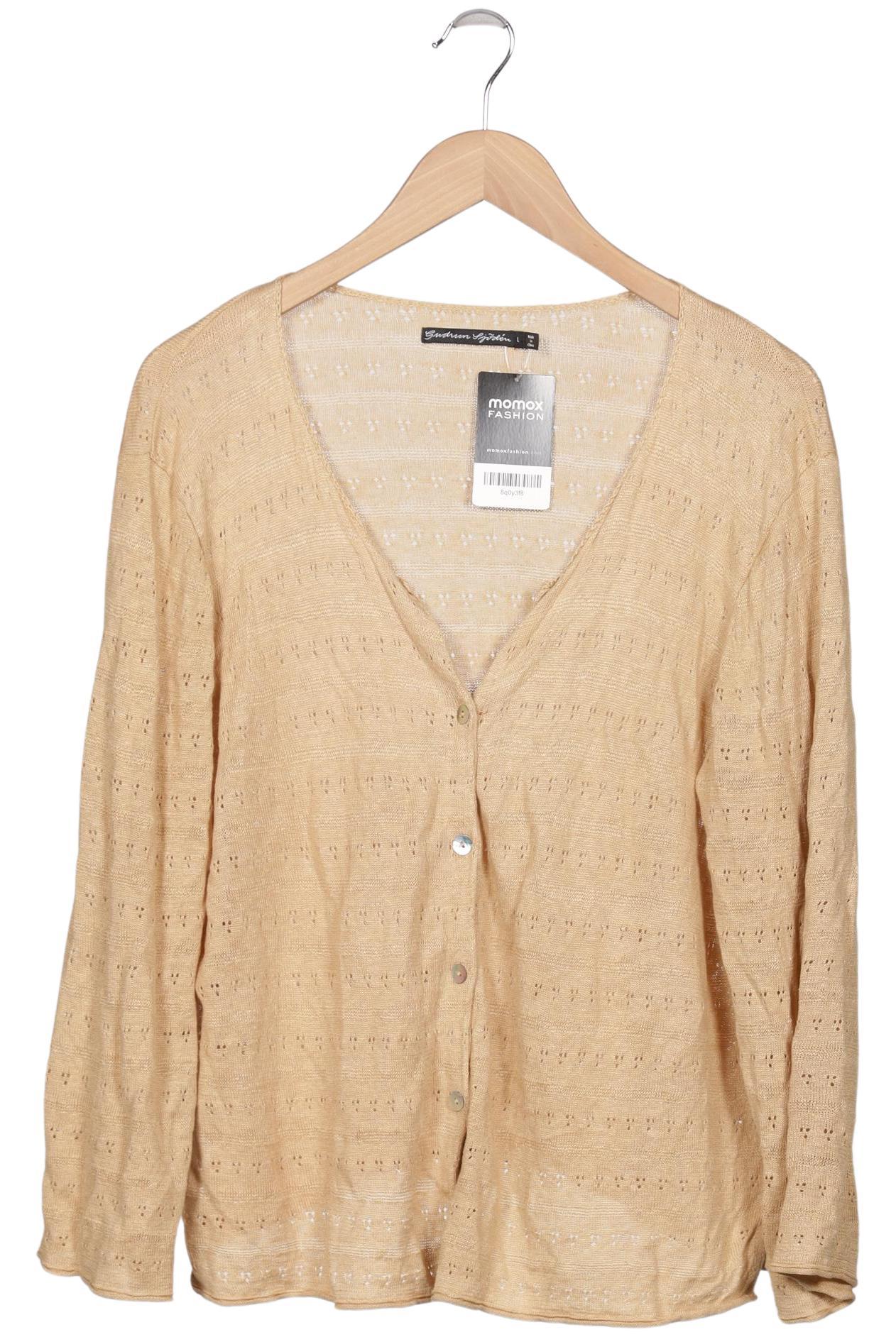 

Gudrun Sjödén Damen Strickjacke, beige, Gr. 42