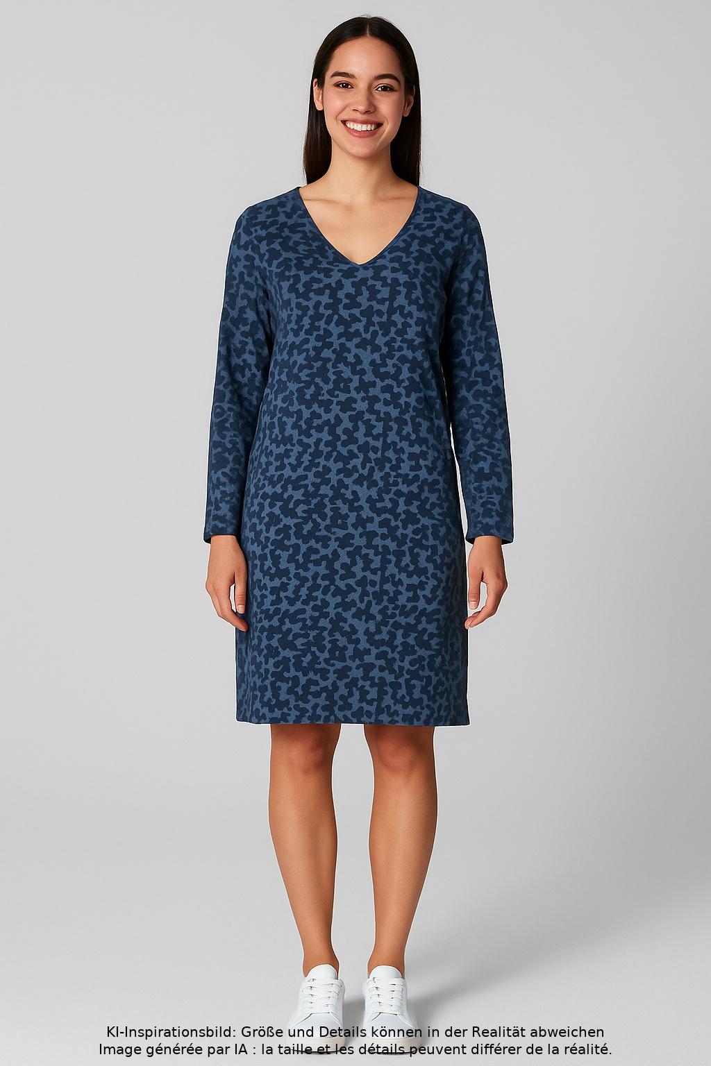 

Gudrun Sjödén Damen Kleid, marineblau, Gr. 38