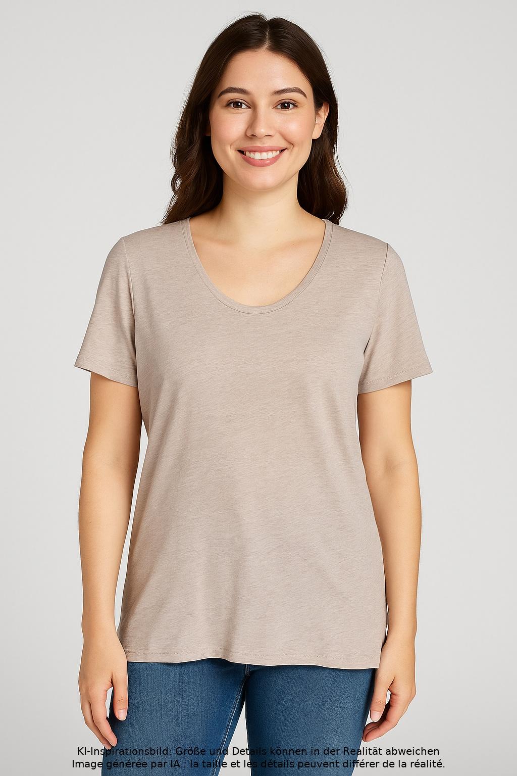 

Gudrun Sjödén Damen T-Shirt, beige, Gr. 42