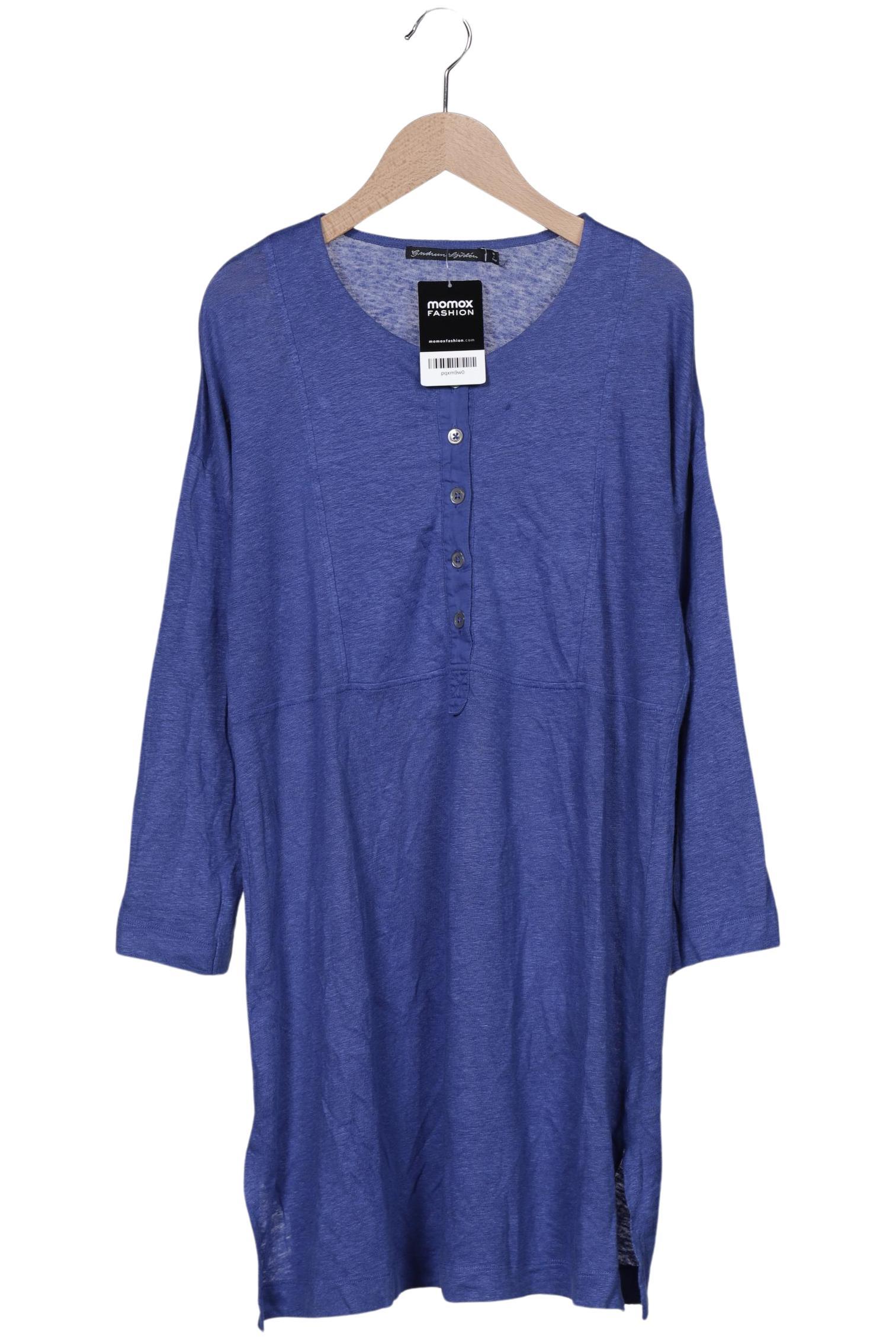 

Gudrun Sjödén Damen Langarmshirt, blau, Gr. 42