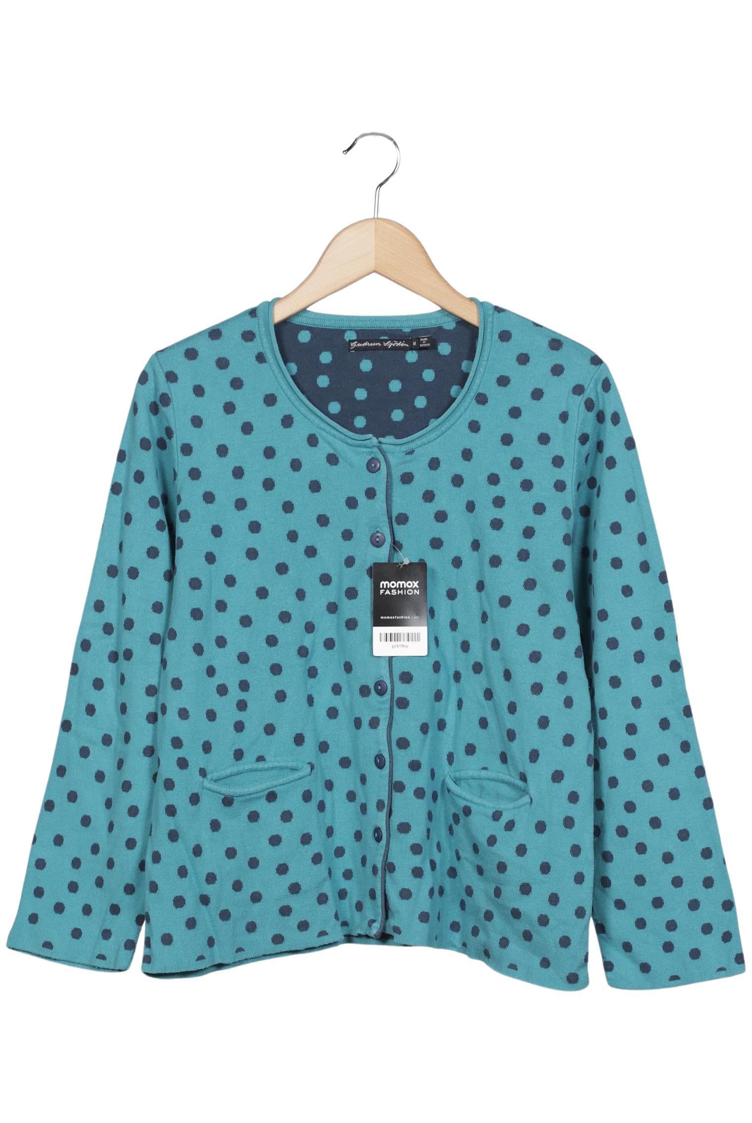 

Gudrun Sjödén Damen Strickjacke, türkis, Gr. 38